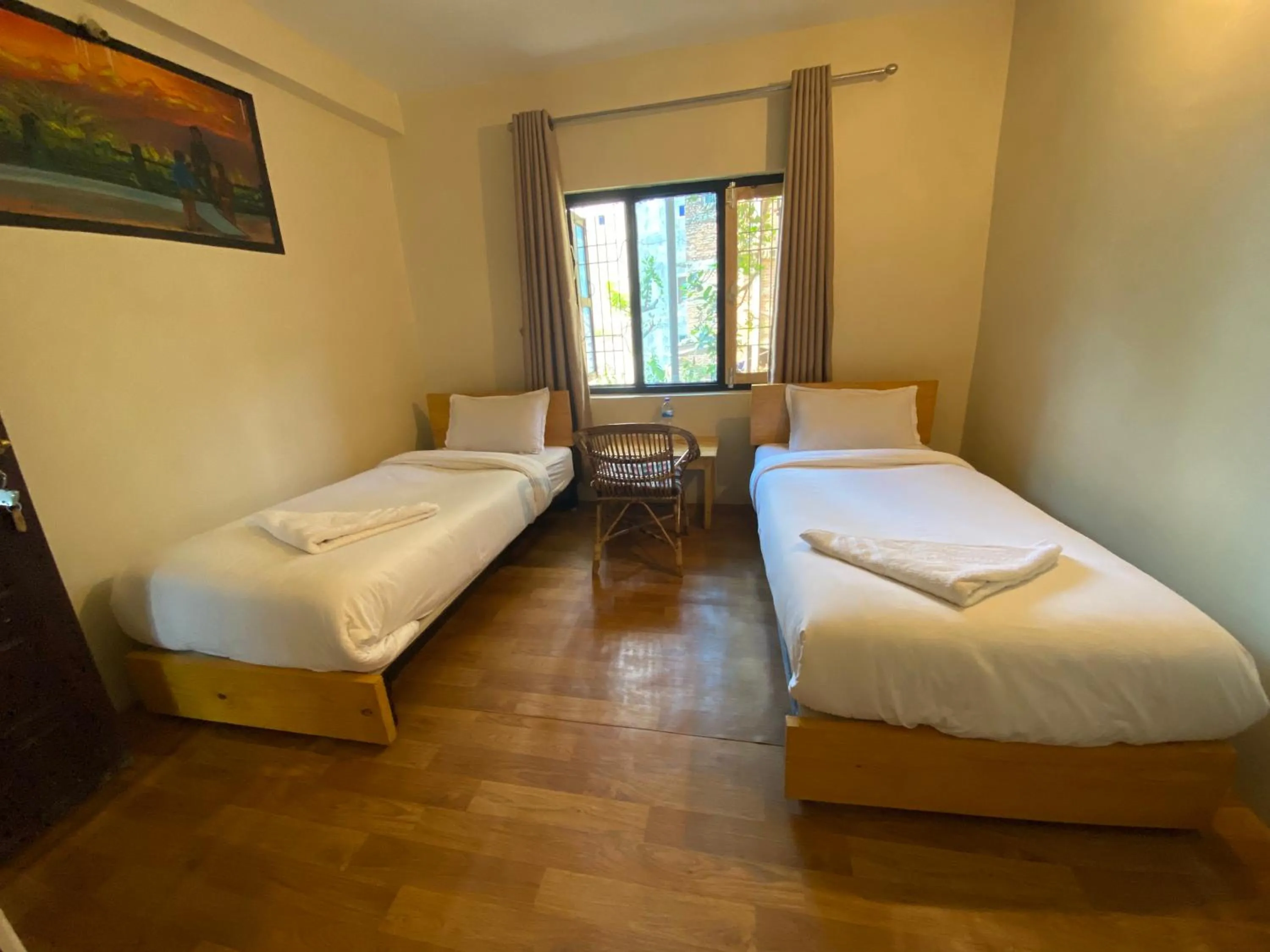 Bed in Hotel Aagaman - Best Family Hotel in Bandipur