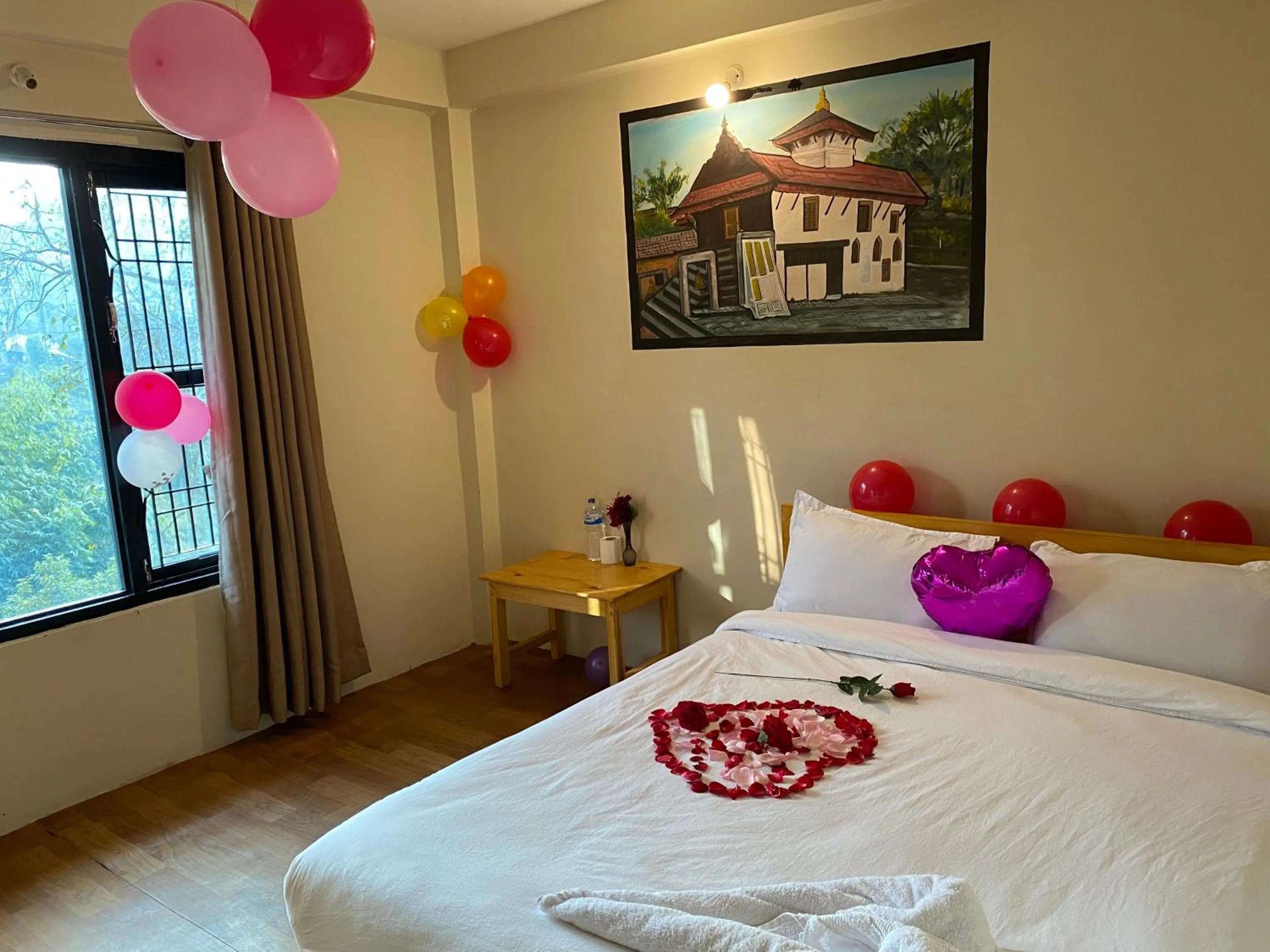 Bed in Hotel Aagaman - Best Family Hotel in Bandipur