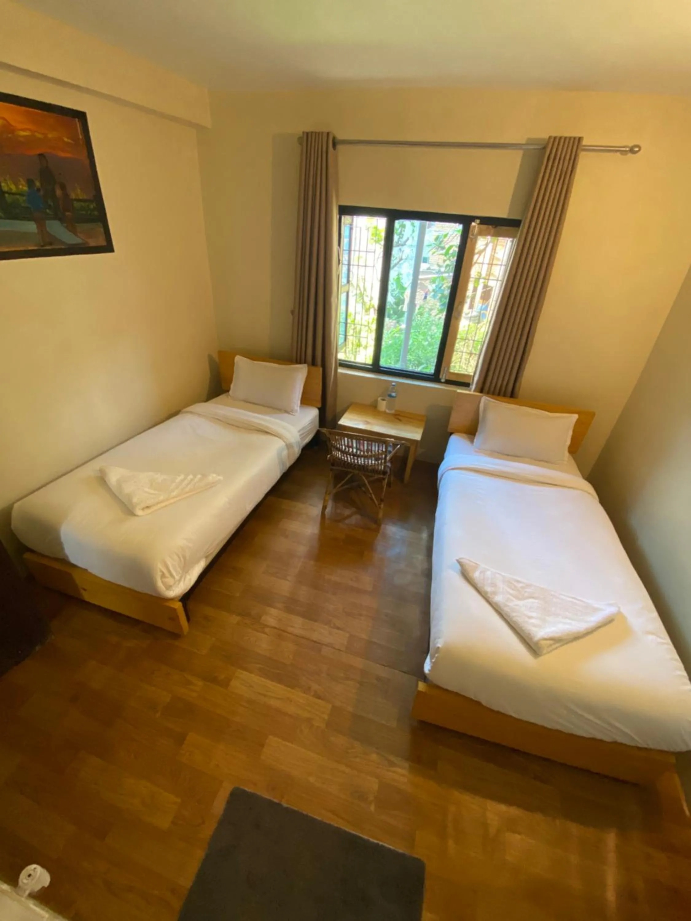 Bed in Hotel Aagaman - Best Family Hotel in Bandipur