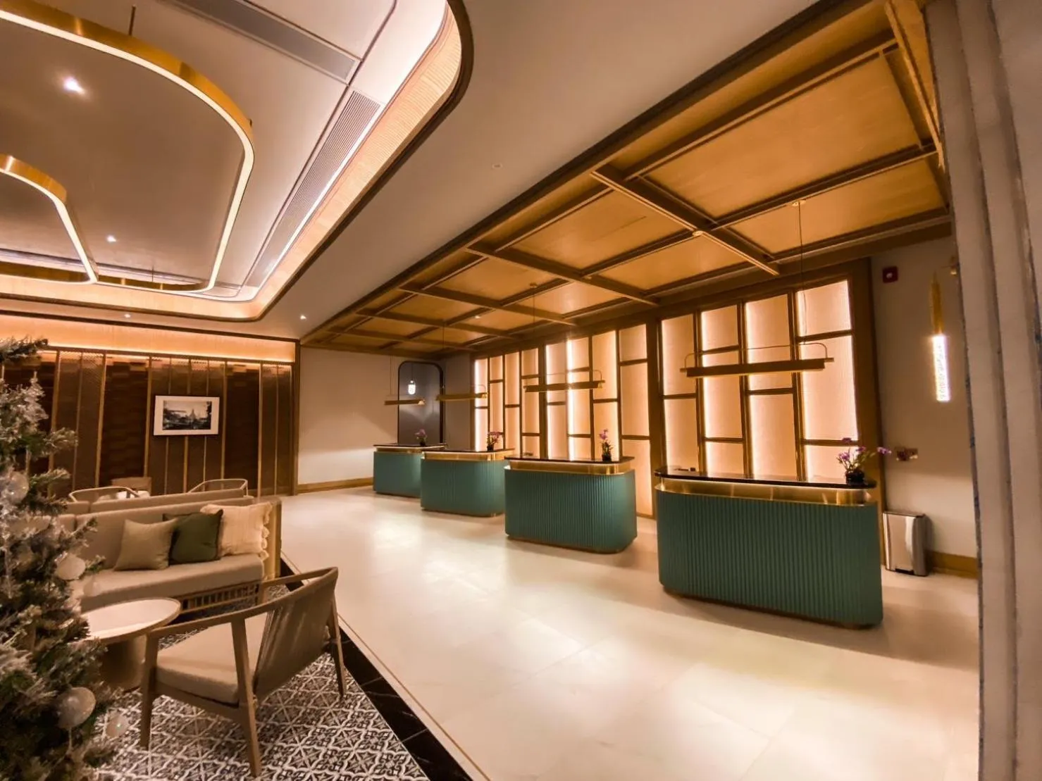 Lobby or reception in The Quarter Chaophraya by UHG