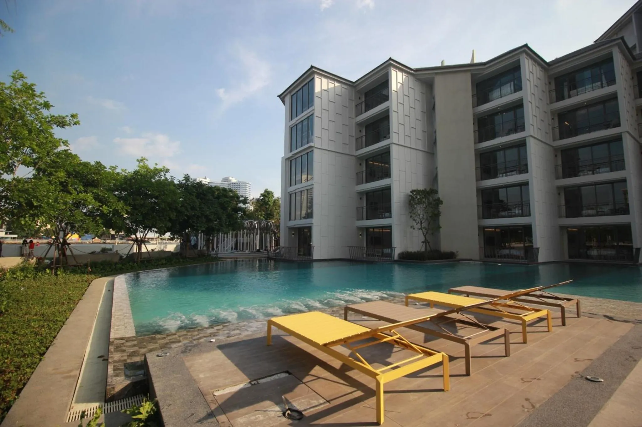 sunbed in The Quarter Chaophraya by UHG