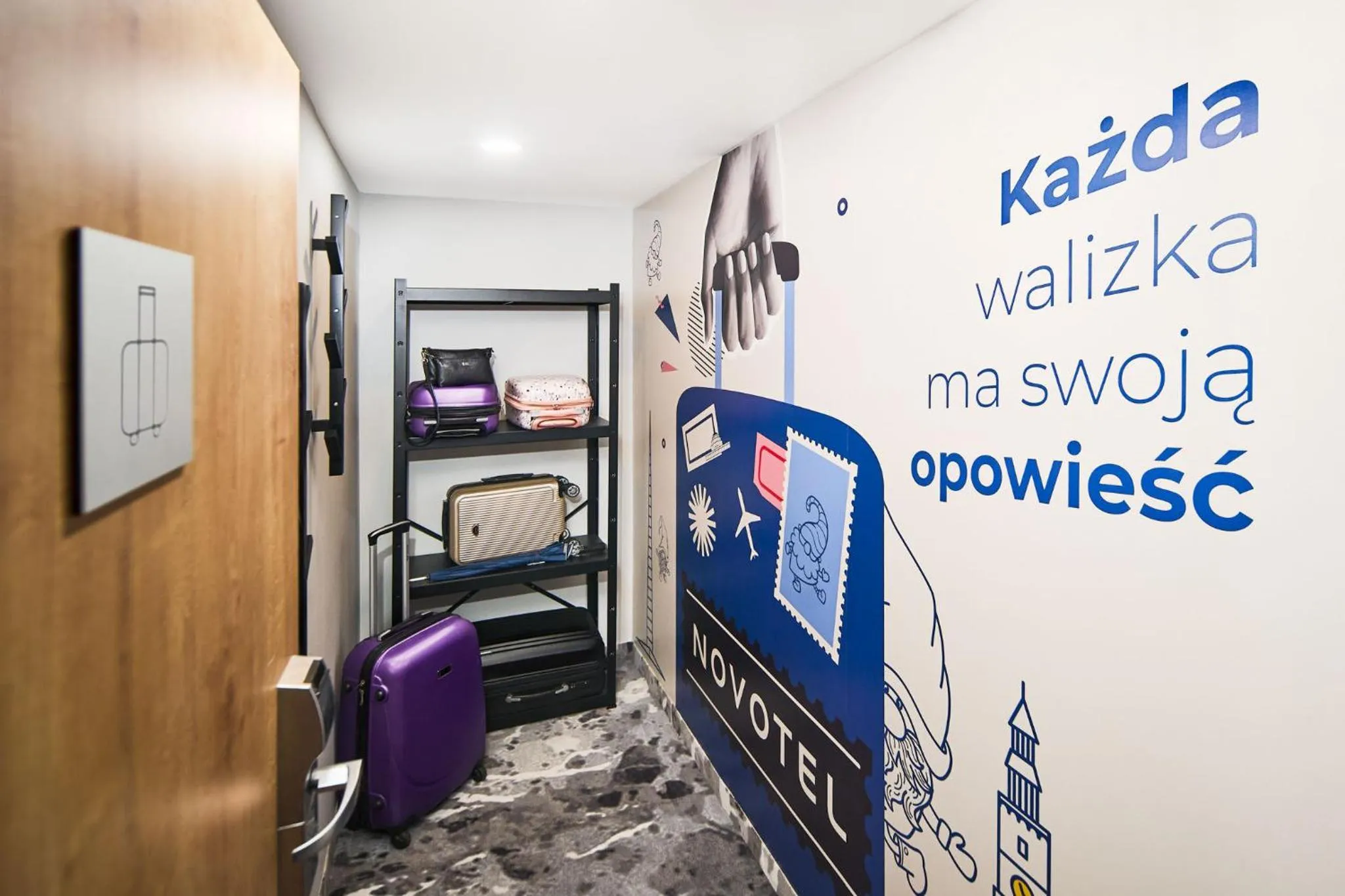 Bed in Novotel Wrocław City