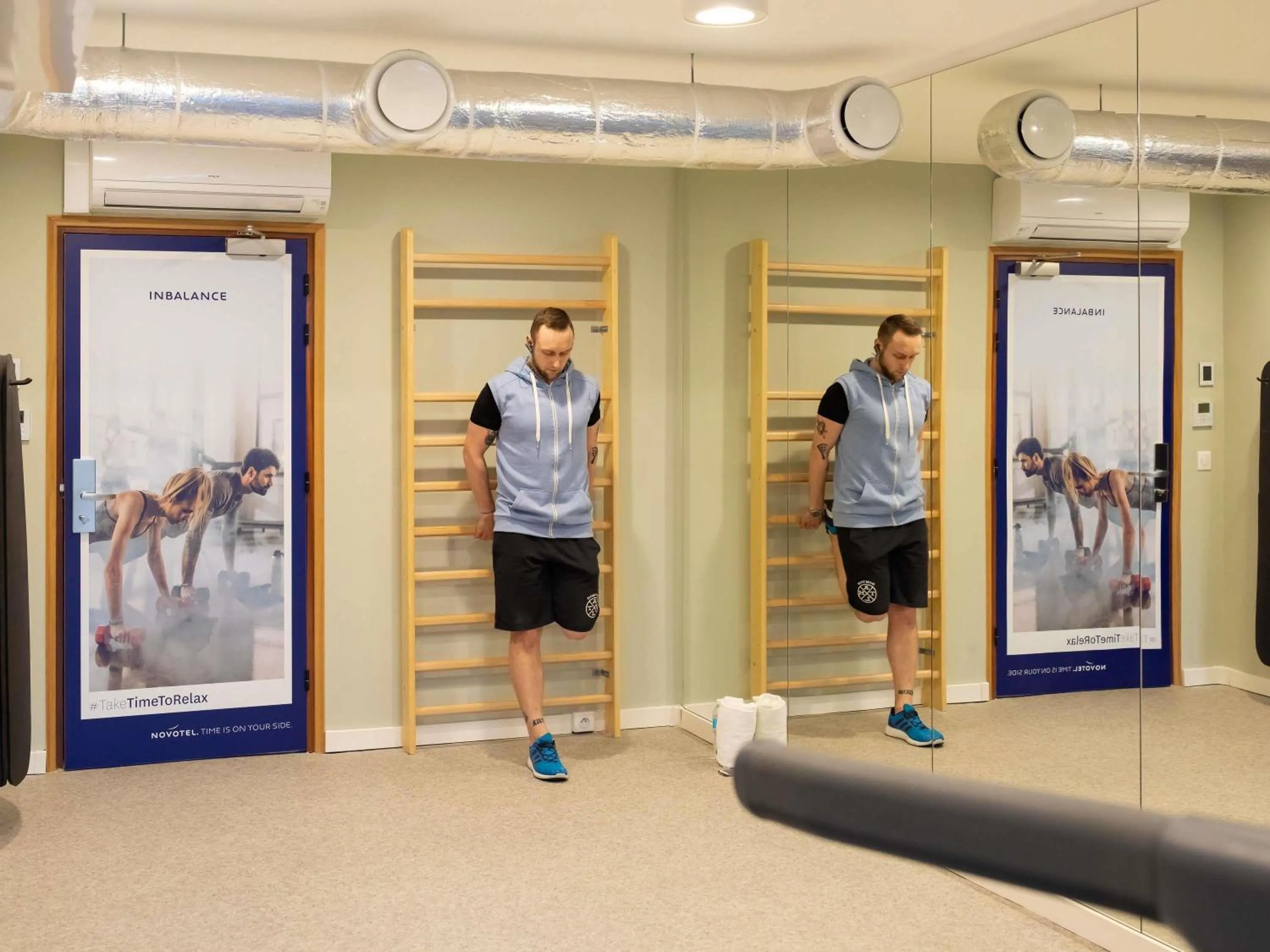 Fitness centre/facilities in Novotel Wrocław City