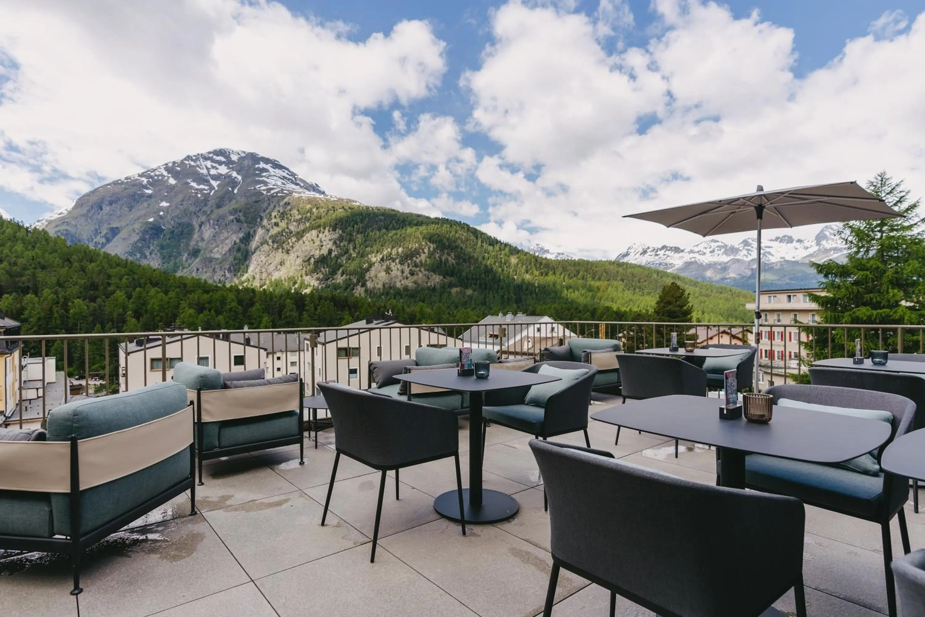 Balcony/Terrace in Sunstar Pontresina