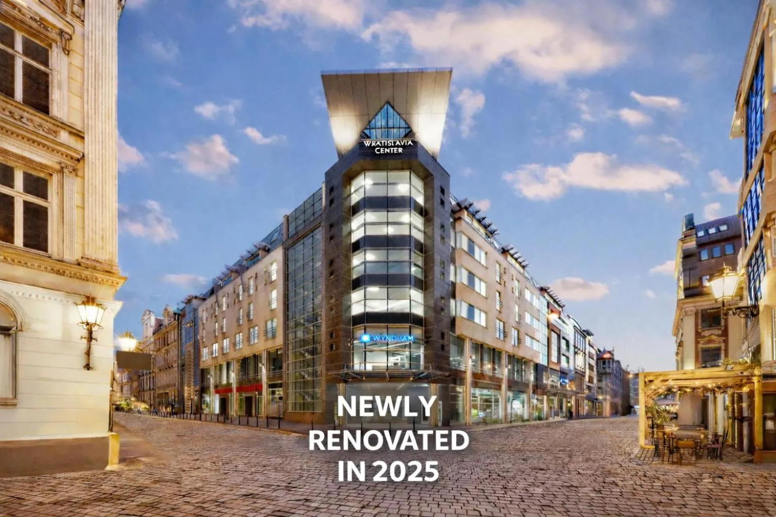 Property building in Wyndham Wroclaw Old Town
