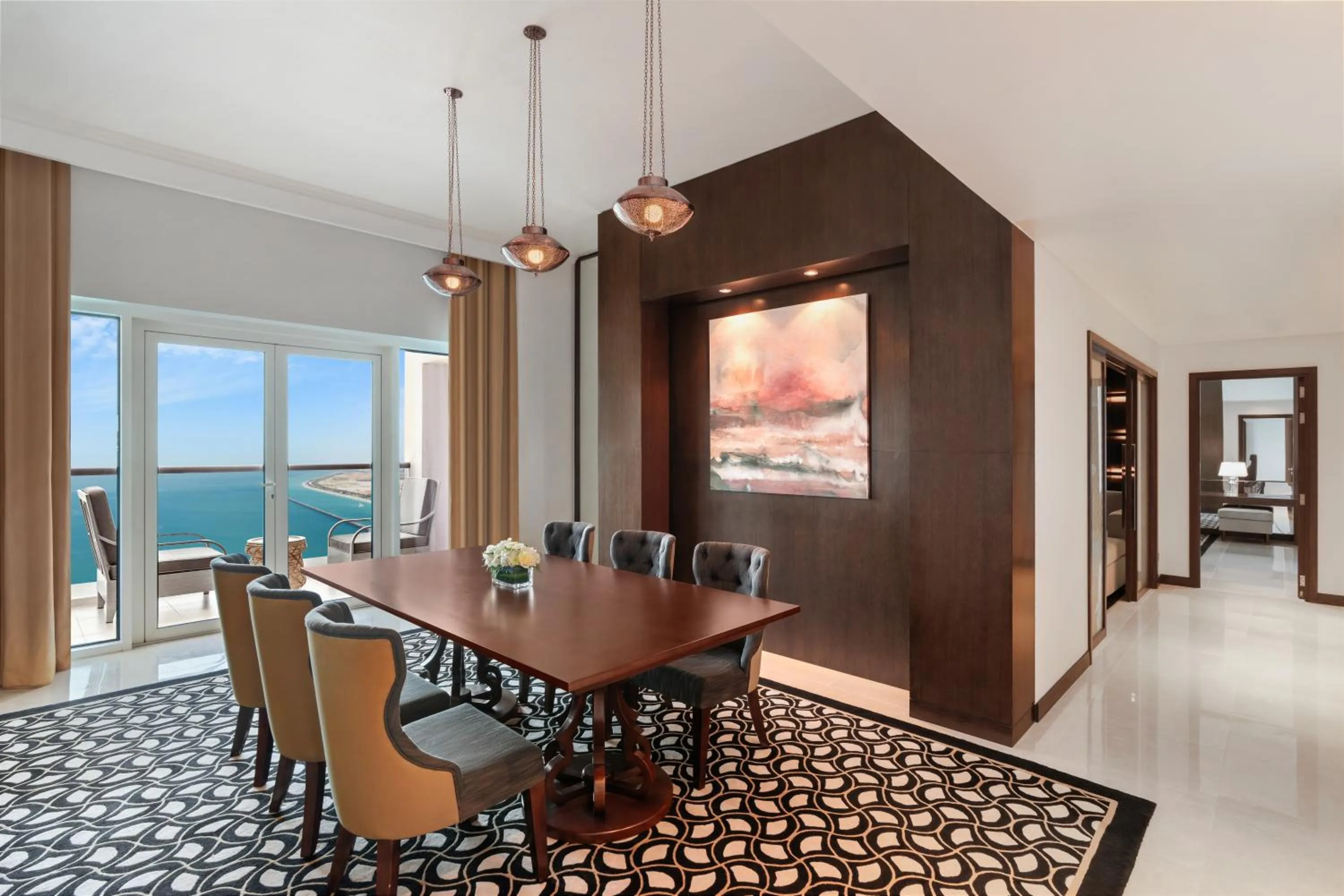 Dining area in Rixos Marina Abu Dhabi