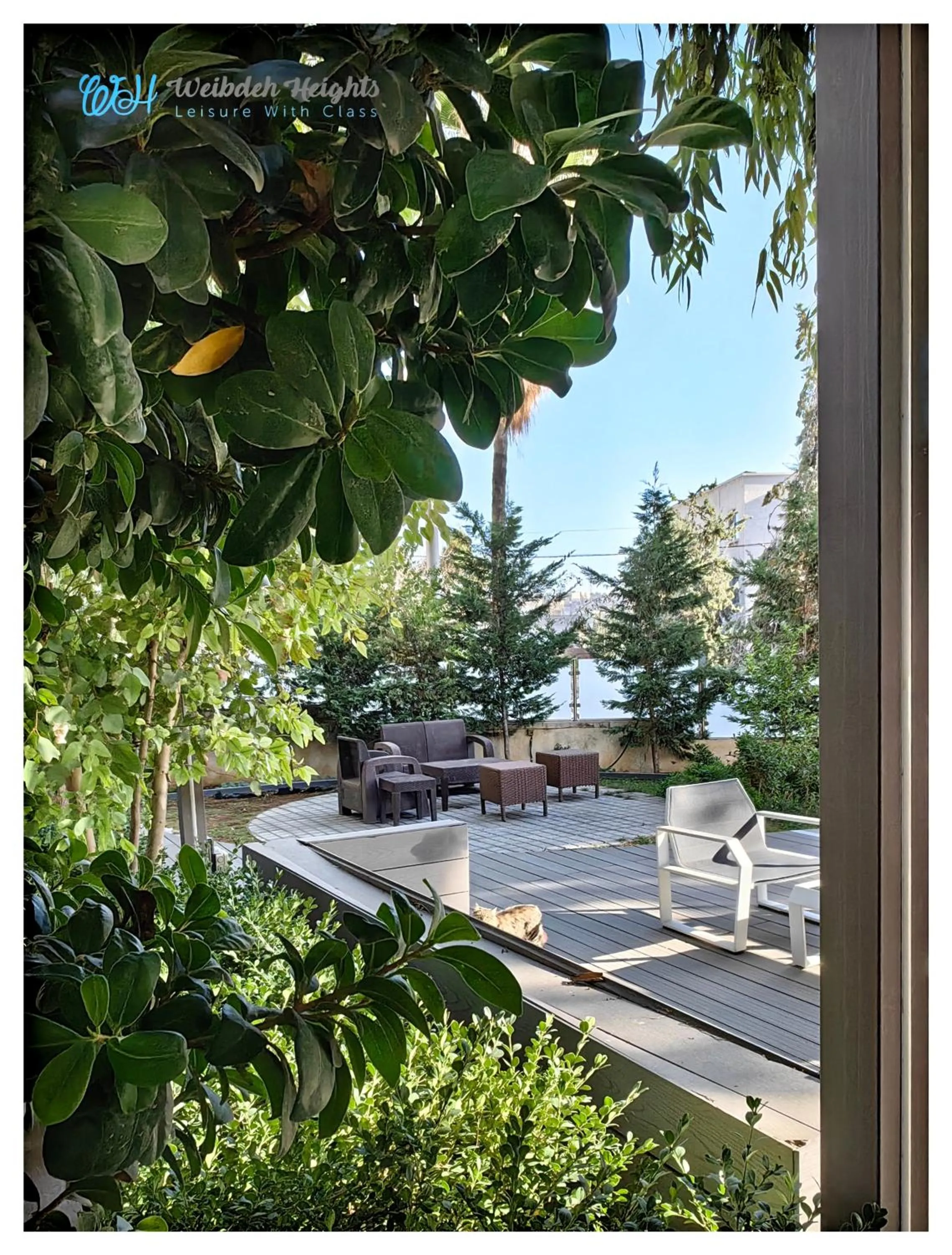 Garden in Weibdeh Heights Hotel Suites