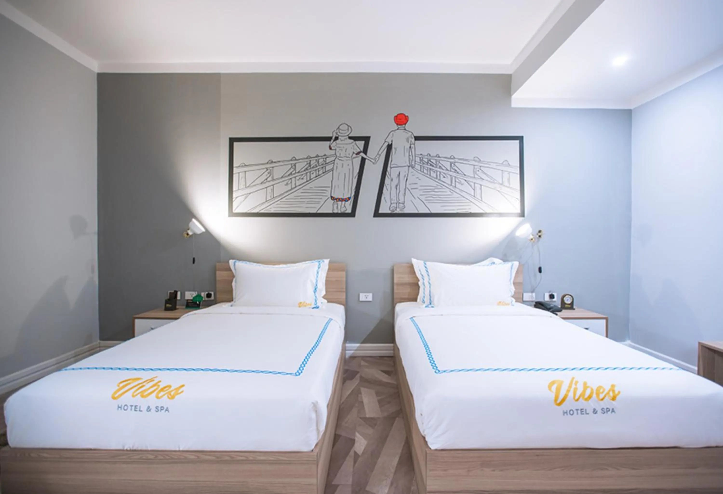 Property building, Bed in Vibes Hotel and Spa