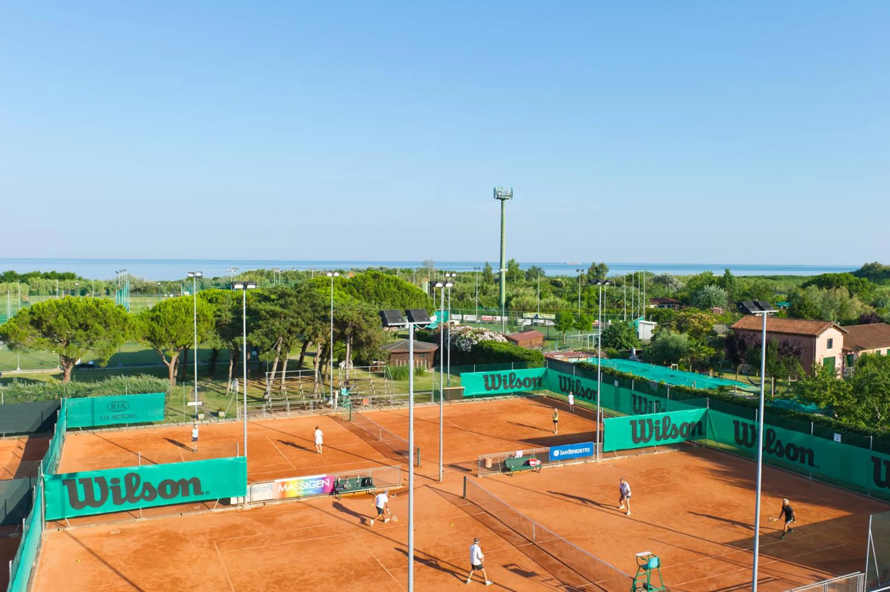 Tennis court in Ca' Del Moro