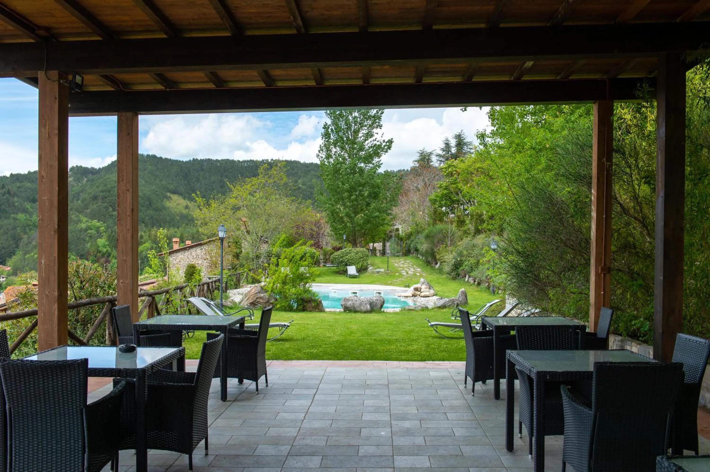 Patio in Borgo I Tre Baroni - Spa Suites & Resort