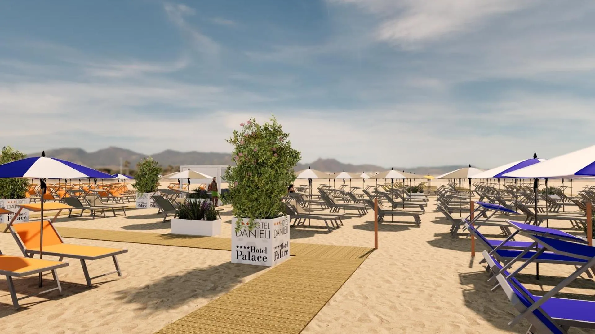 Beach in Hotel Palace