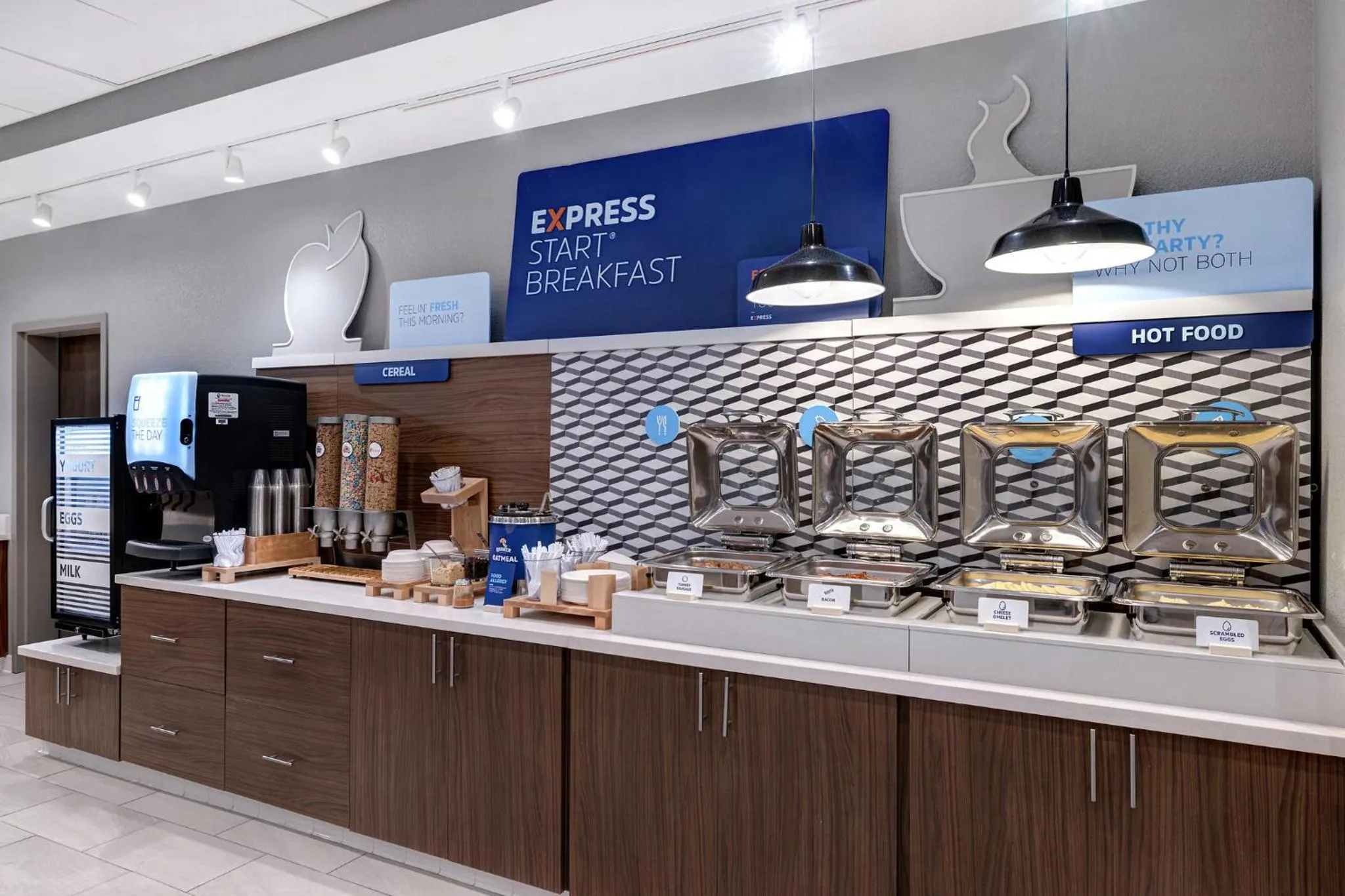 Breakfast in Holiday Inn Express & Suites Ontario - Chino Hills by IHG