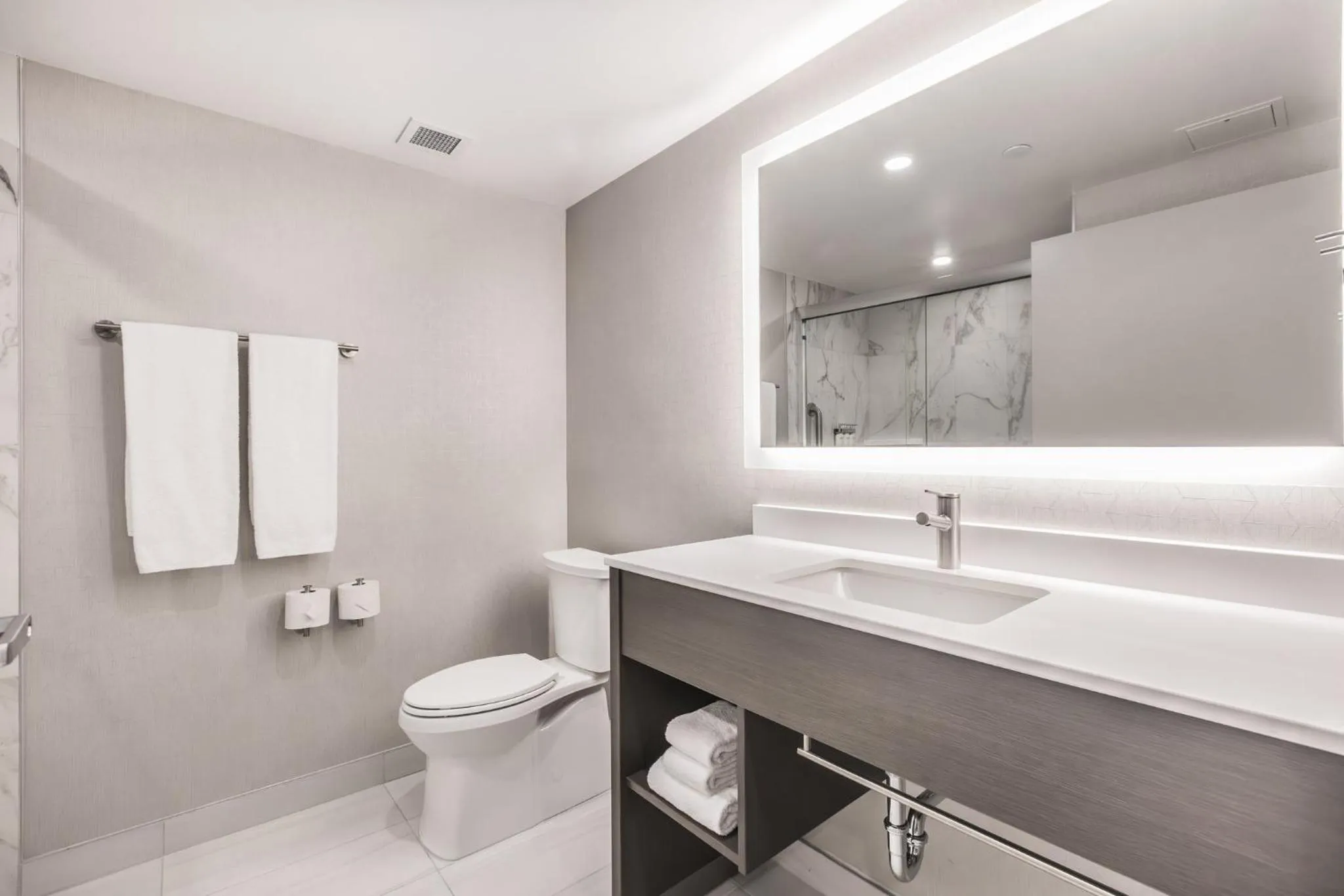 Bathroom in Holiday Inn Express & Suites Toronto Airport South by IHG