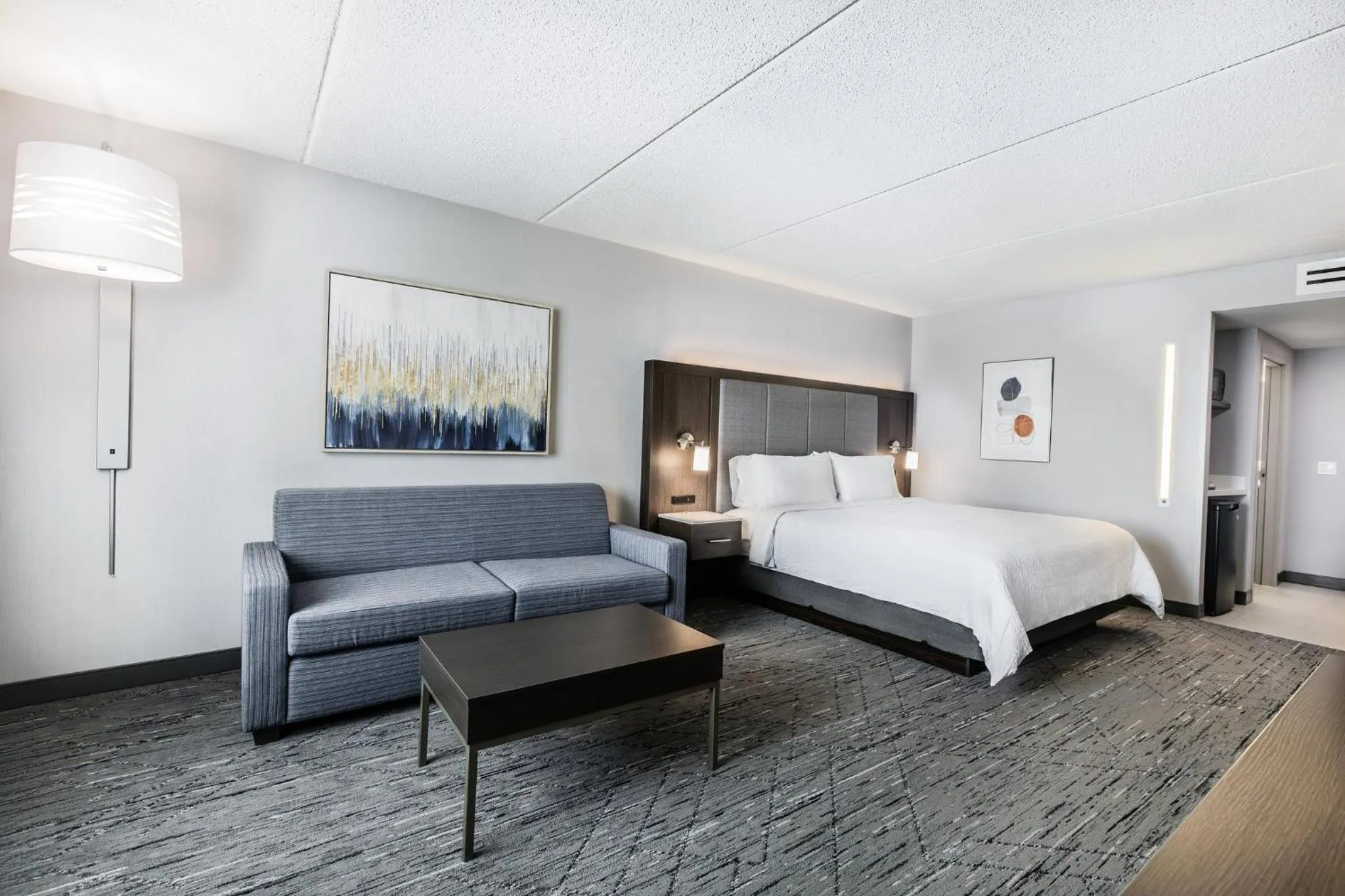 Photo of the whole room, Bed in Holiday Inn Express & Suites Toronto Airport South by IHG