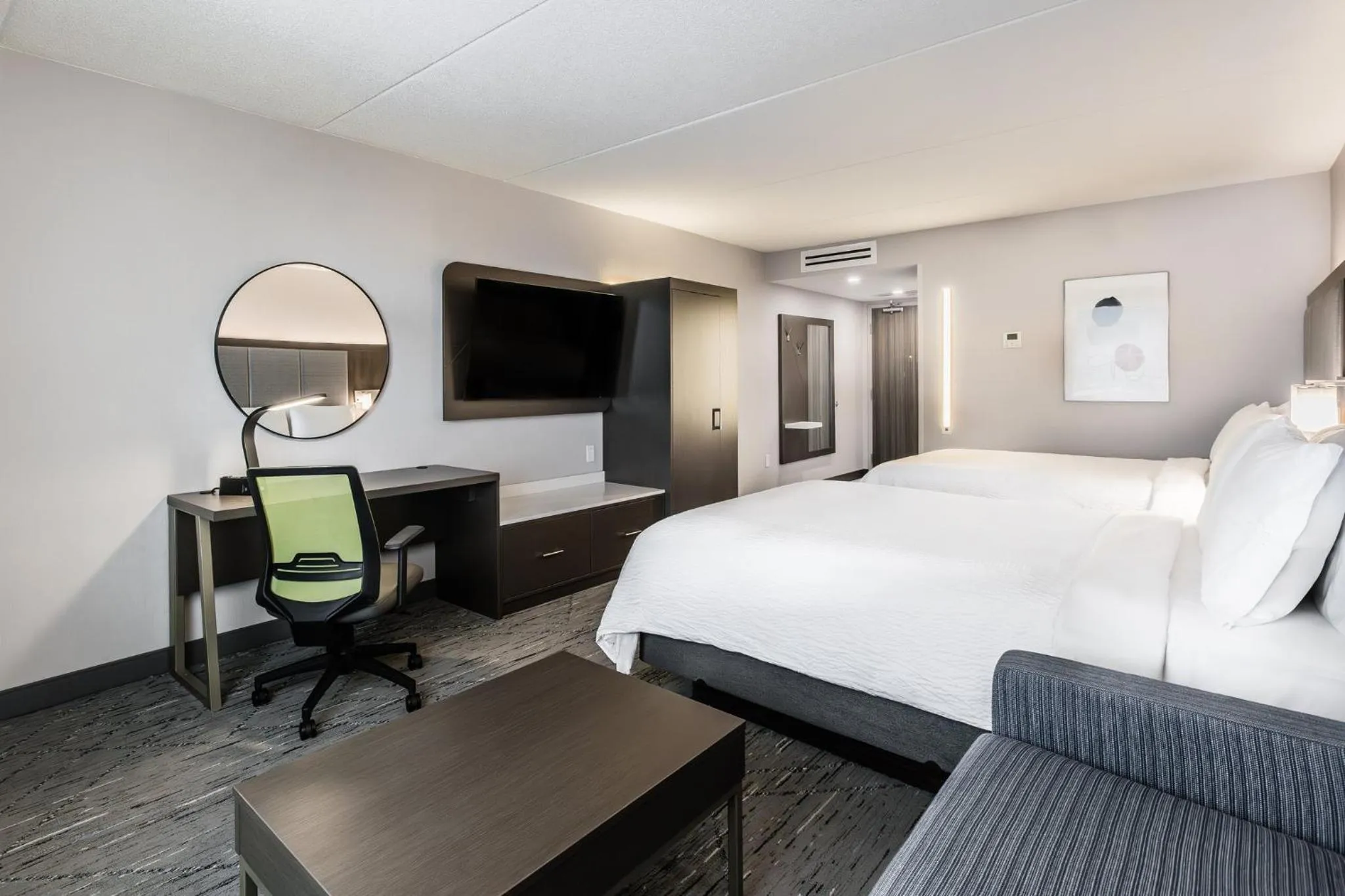 Photo of the whole room, Bed in Holiday Inn Express & Suites Toronto Airport South by IHG