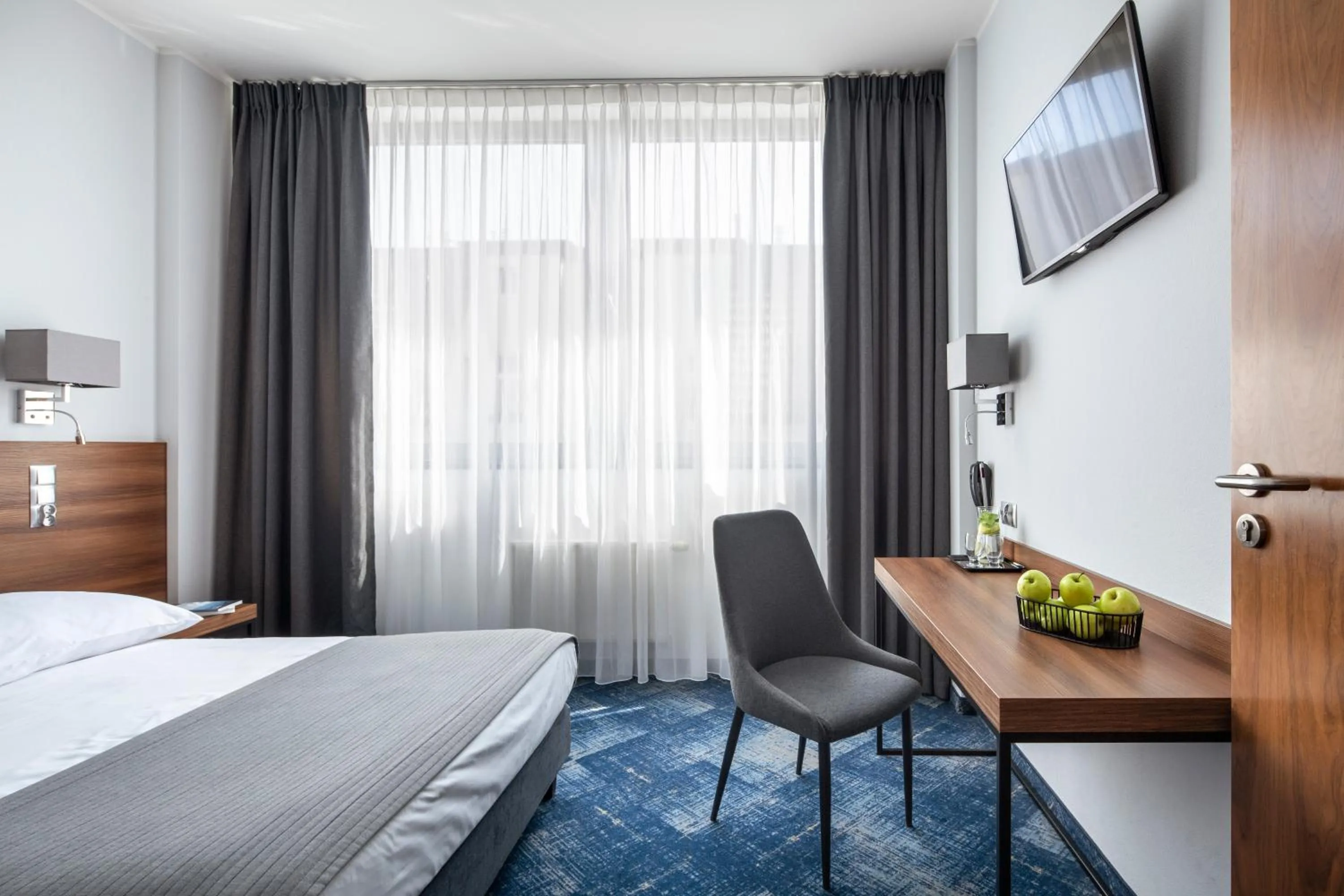 Bed in Hotel Oliwski