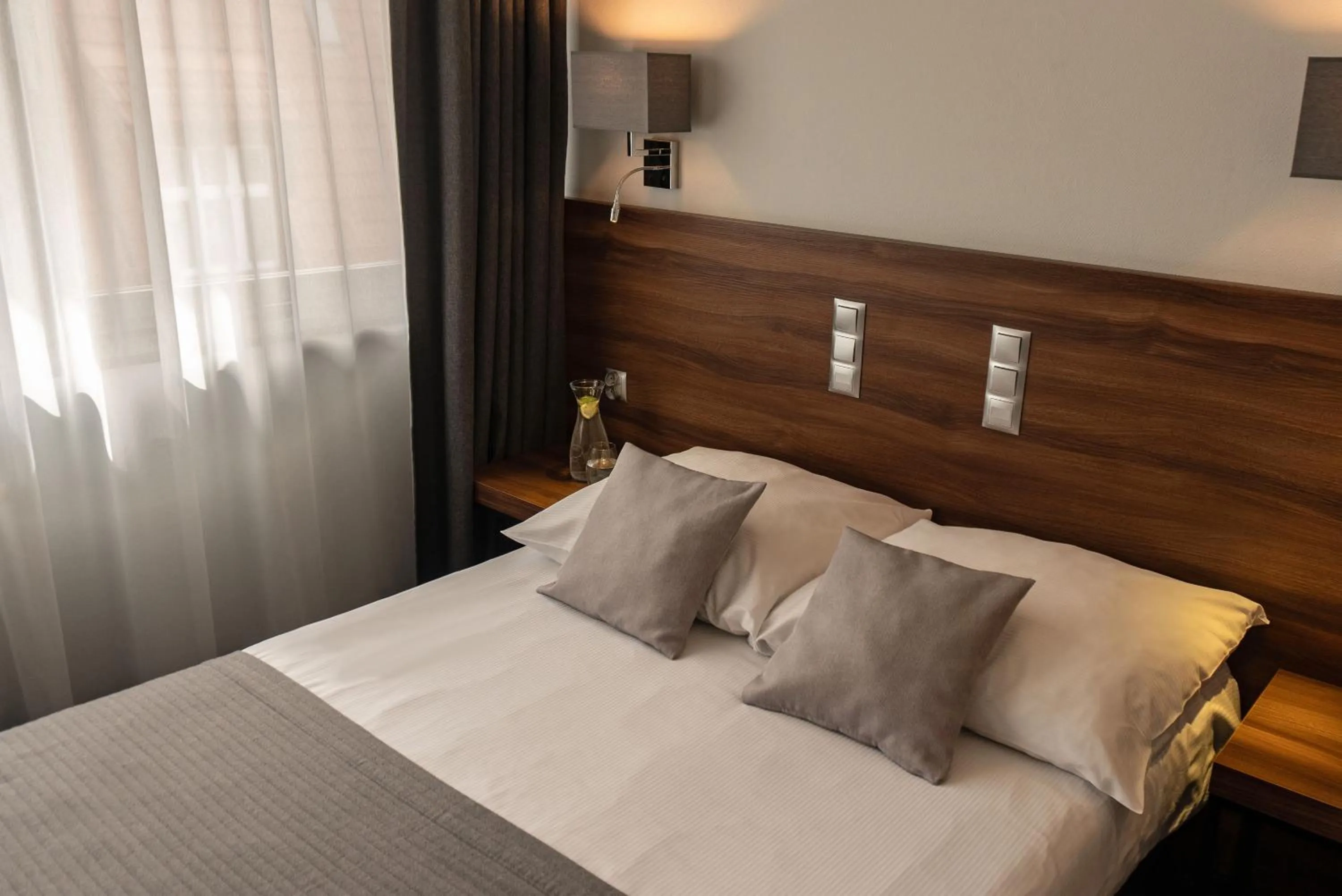 Bed in Hotel Oliwski