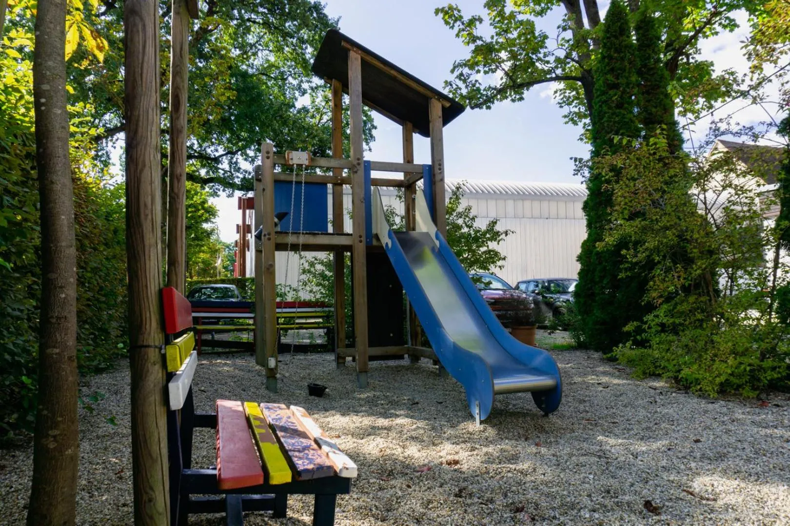 Children play ground in Bischofshof Braustuben