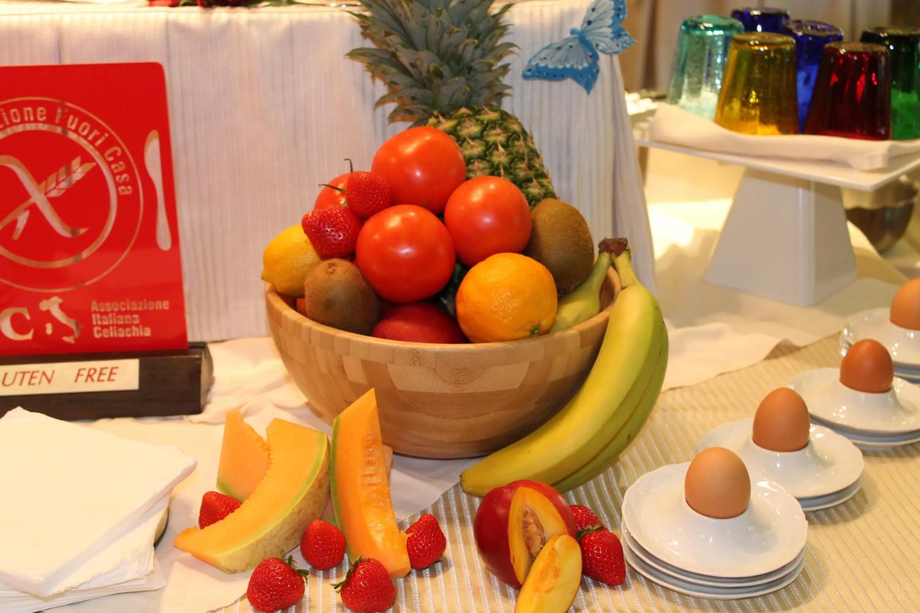 Buffet breakfast in Hotel Le Tegnue