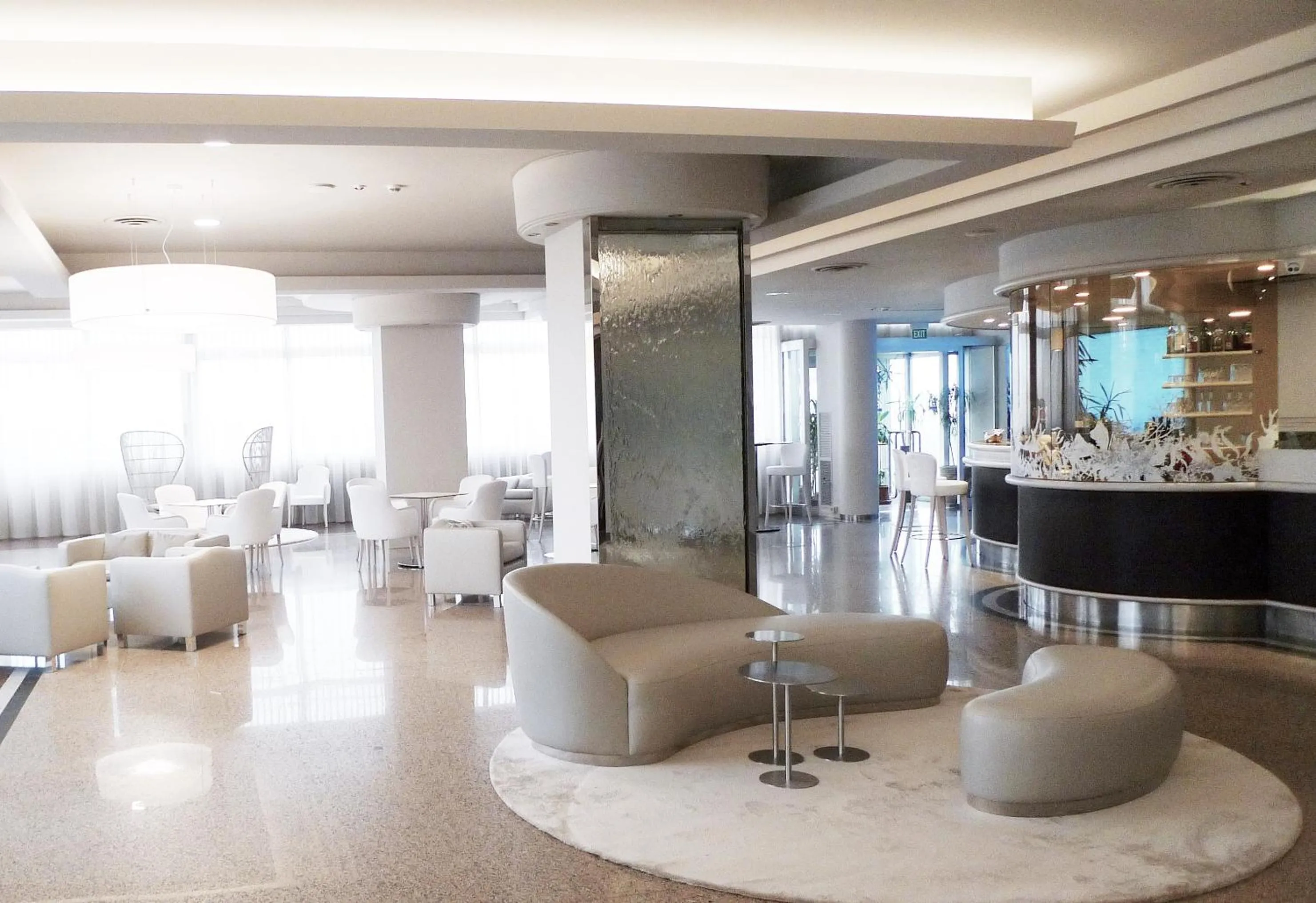 Communal lounge/ TV room in Hotel Le Tegnue