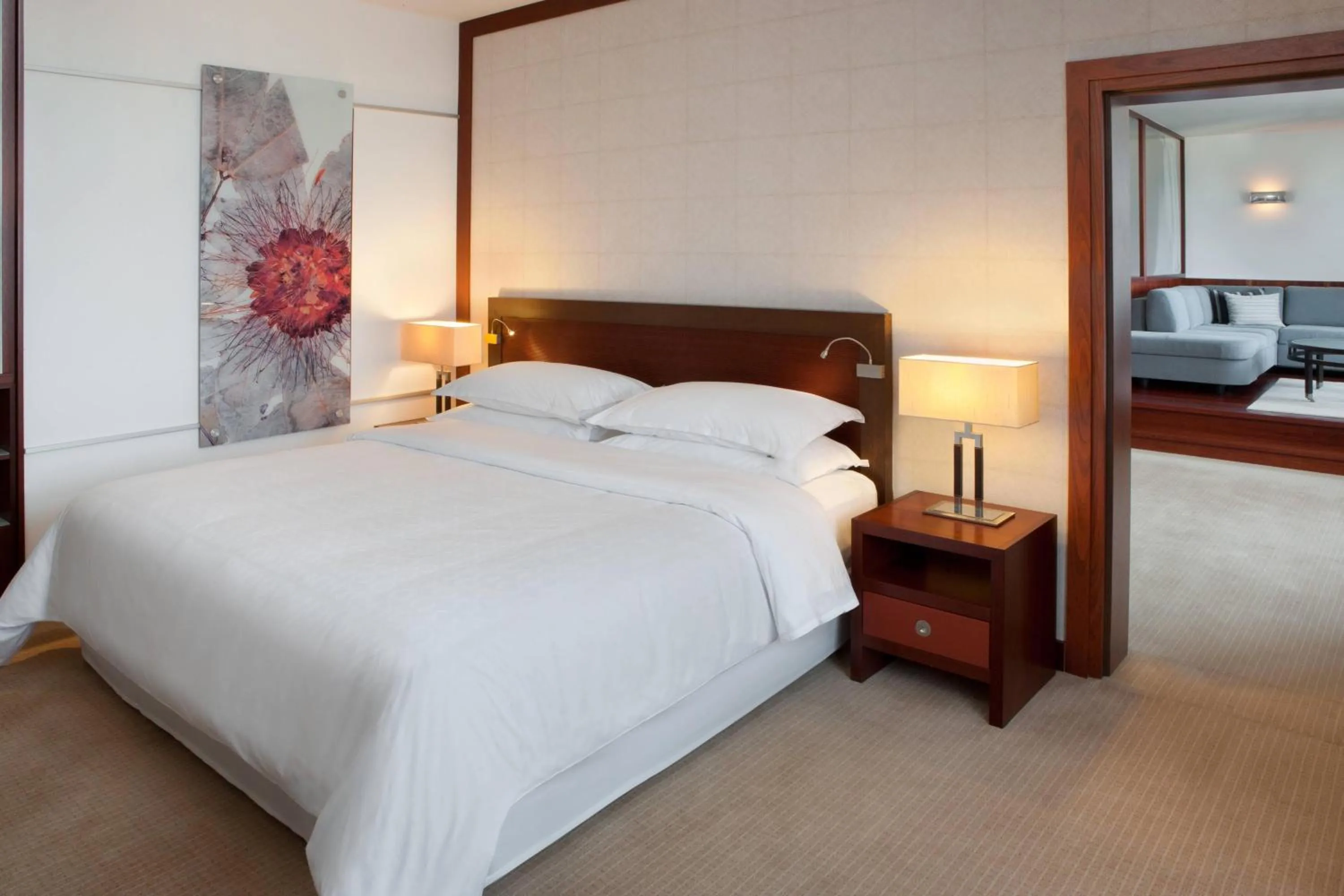 Photo of the whole room, Bed in Sheraton Sopot Hotel