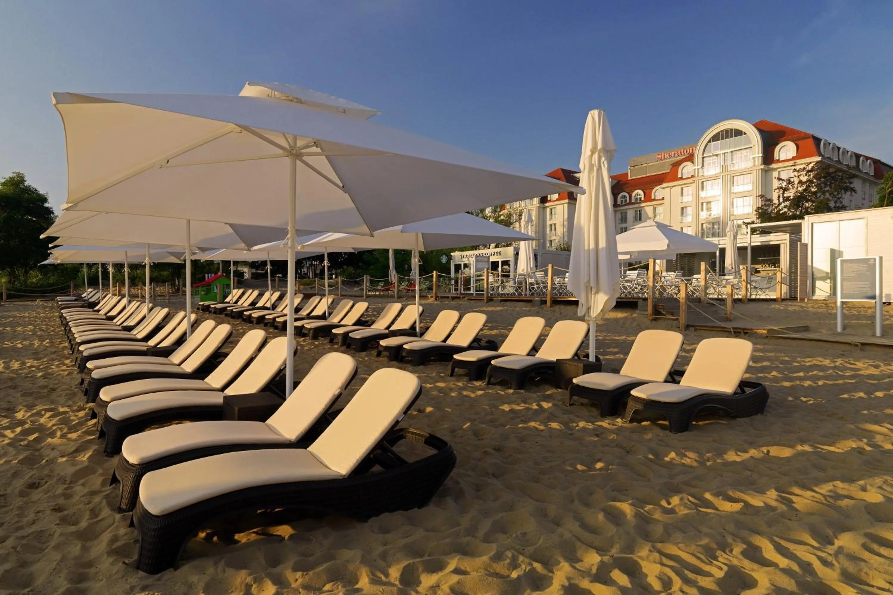 Beach in Sheraton Sopot Hotel