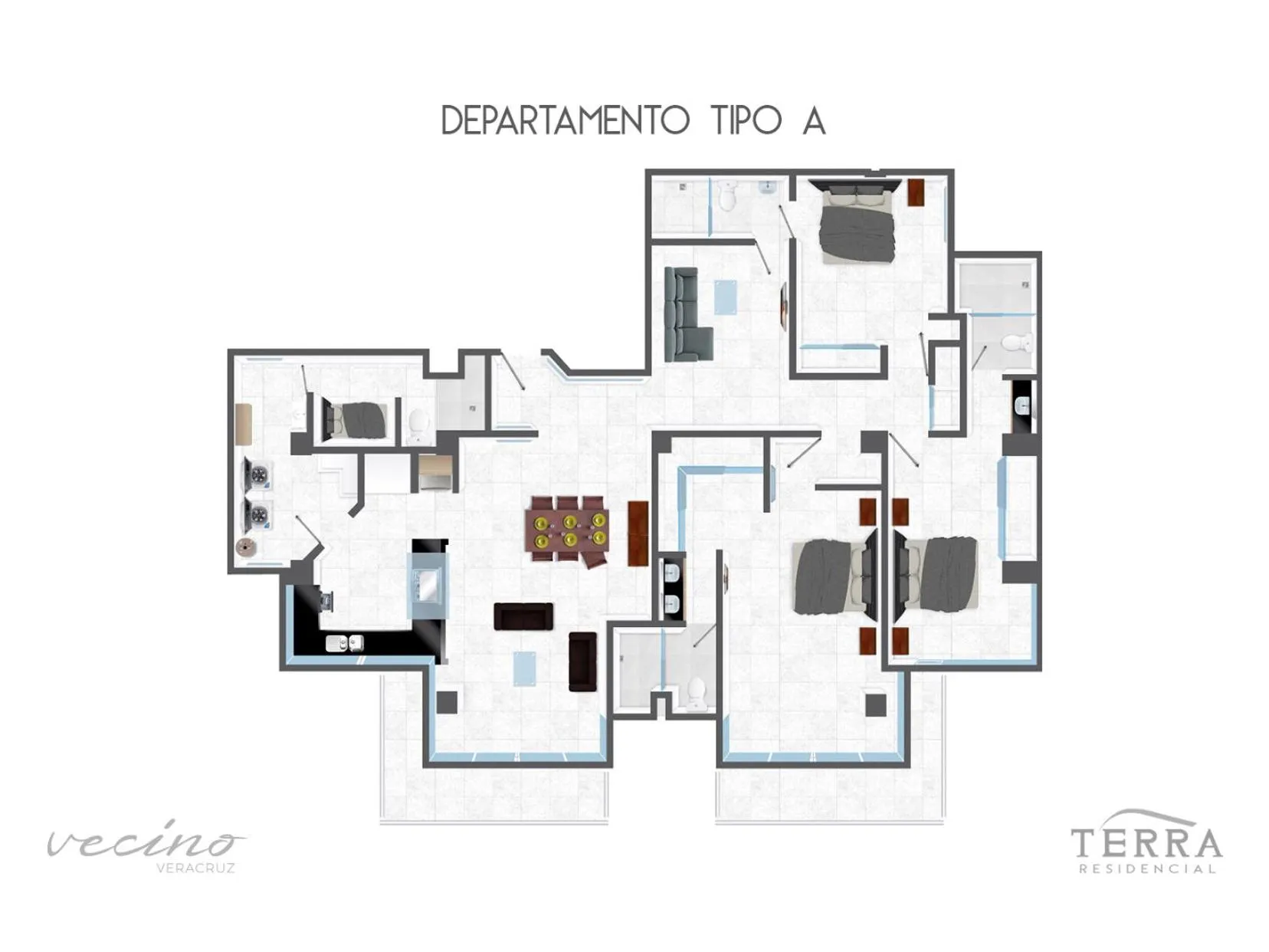 Floor plan in Terra Residencial