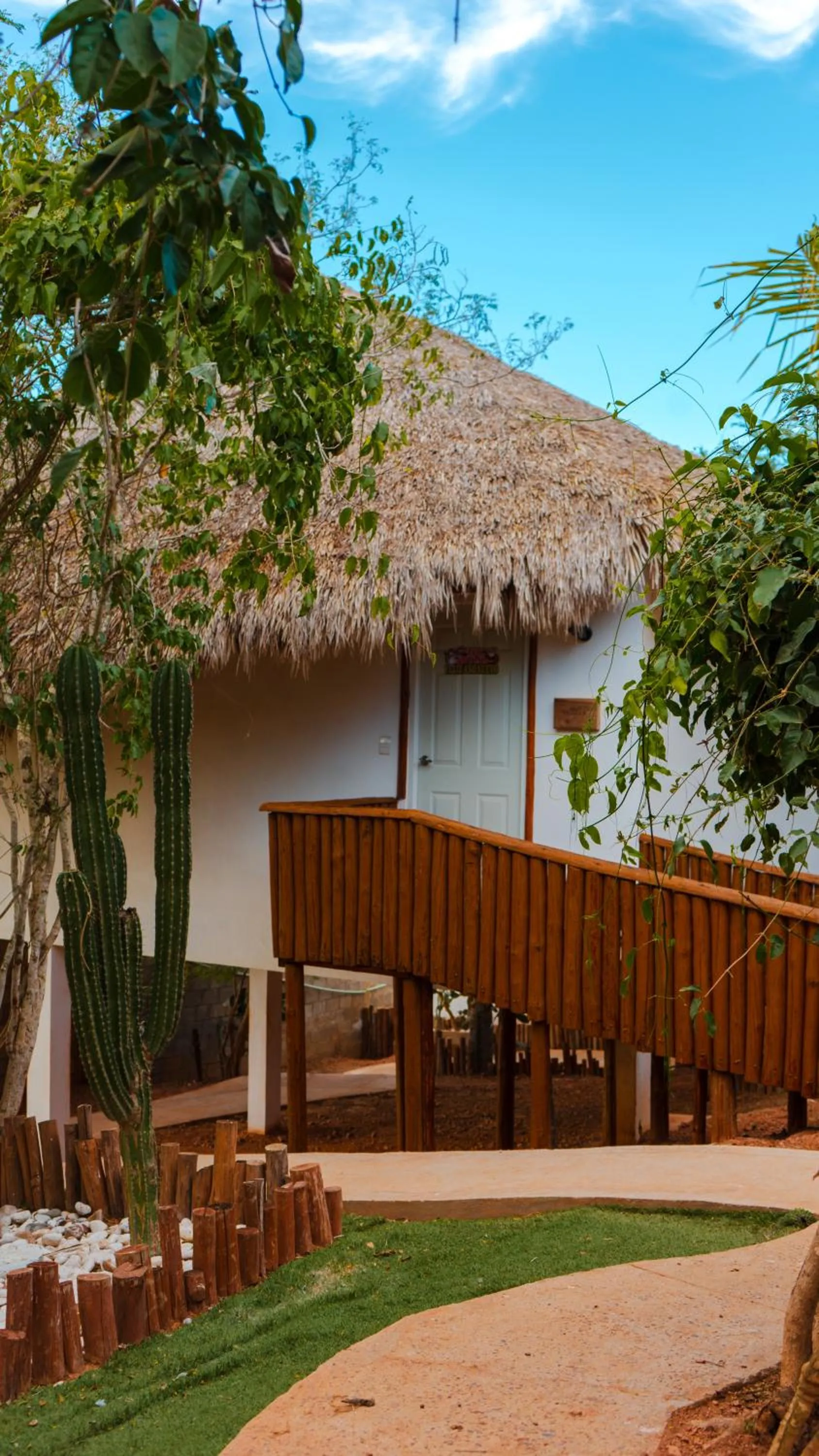 Patio in Palm Valley Cabins