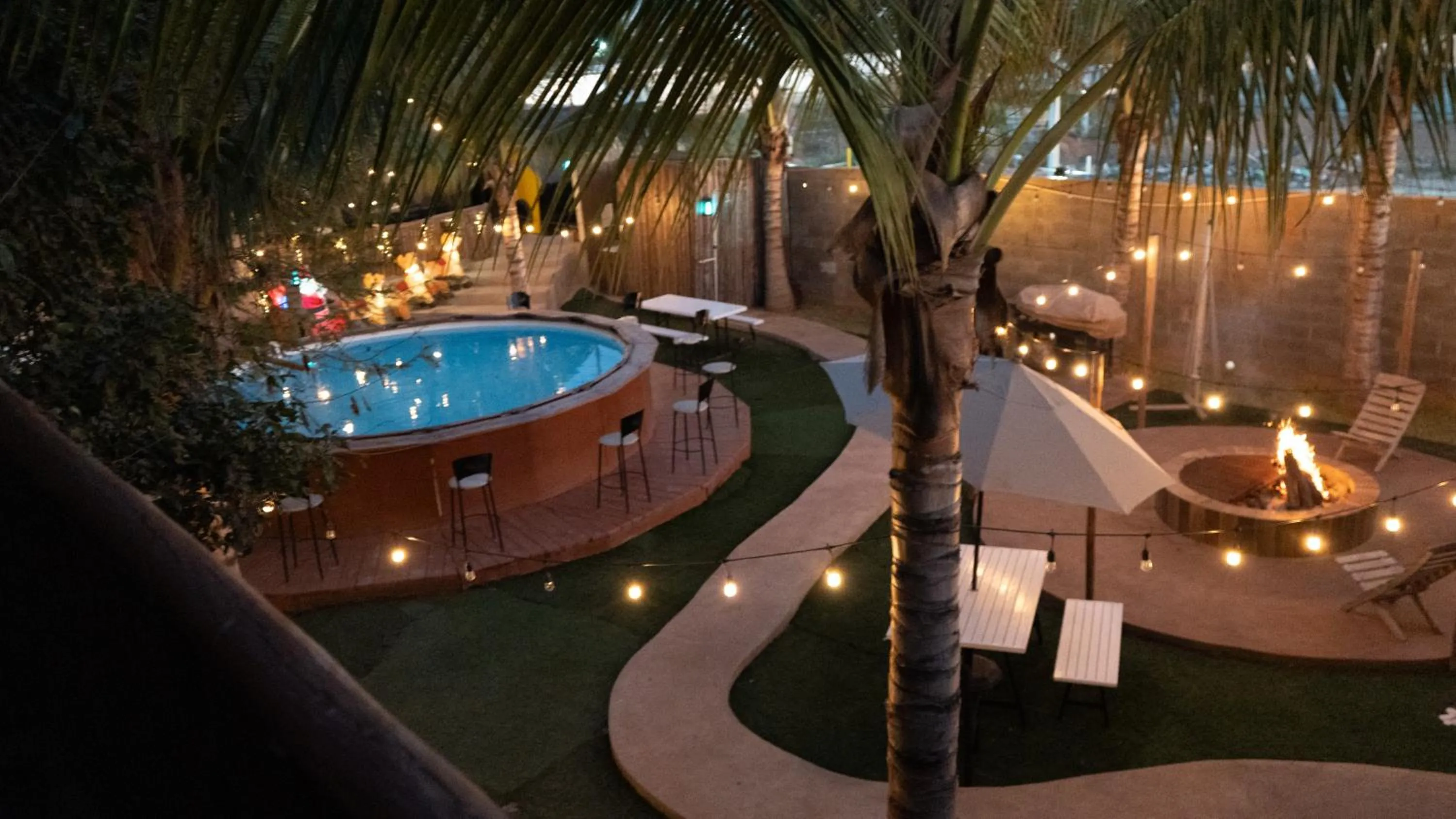 BBQ facilities in Palm Valley Cabins