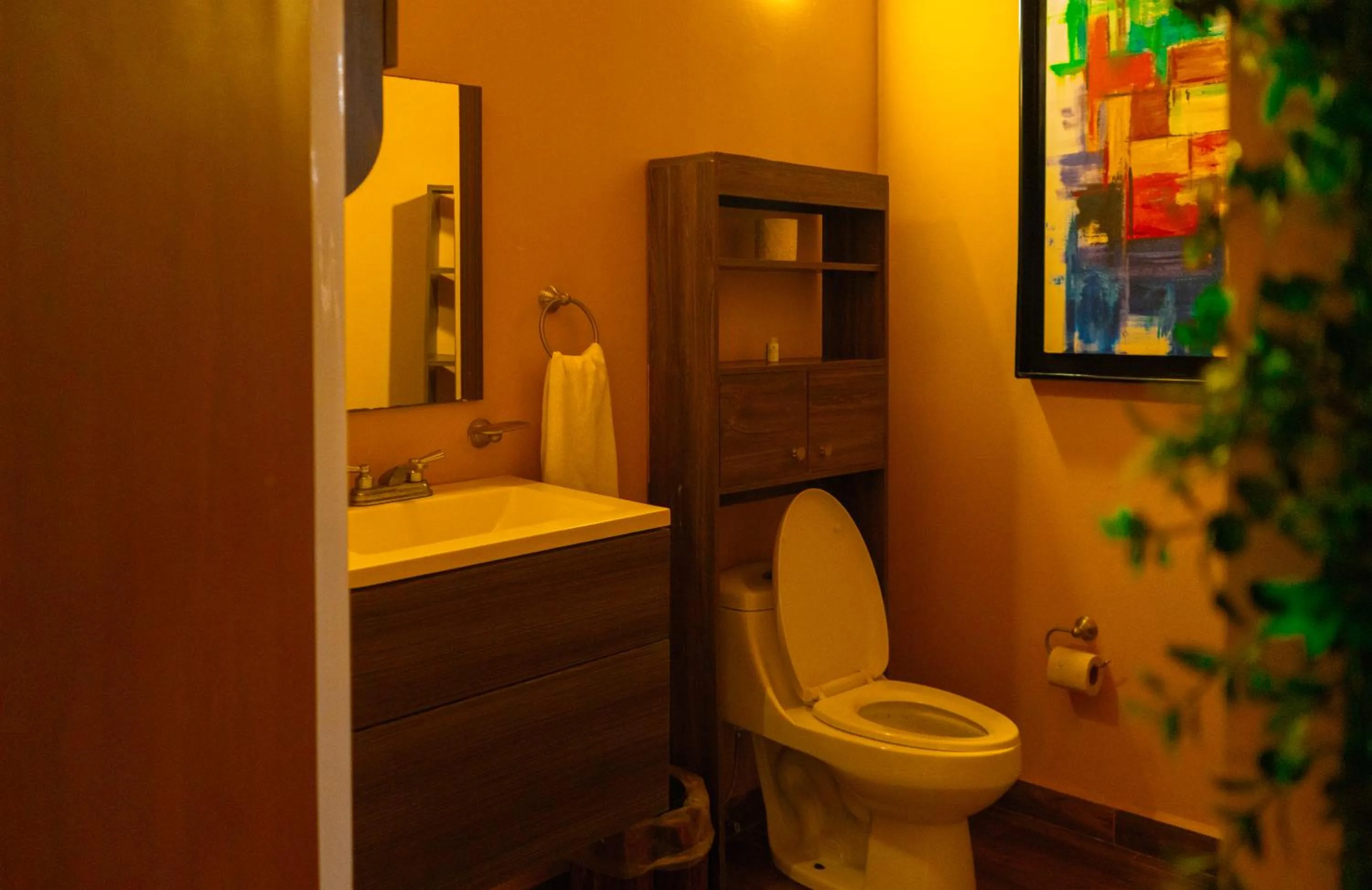 Toilet in Palm Valley Cabins