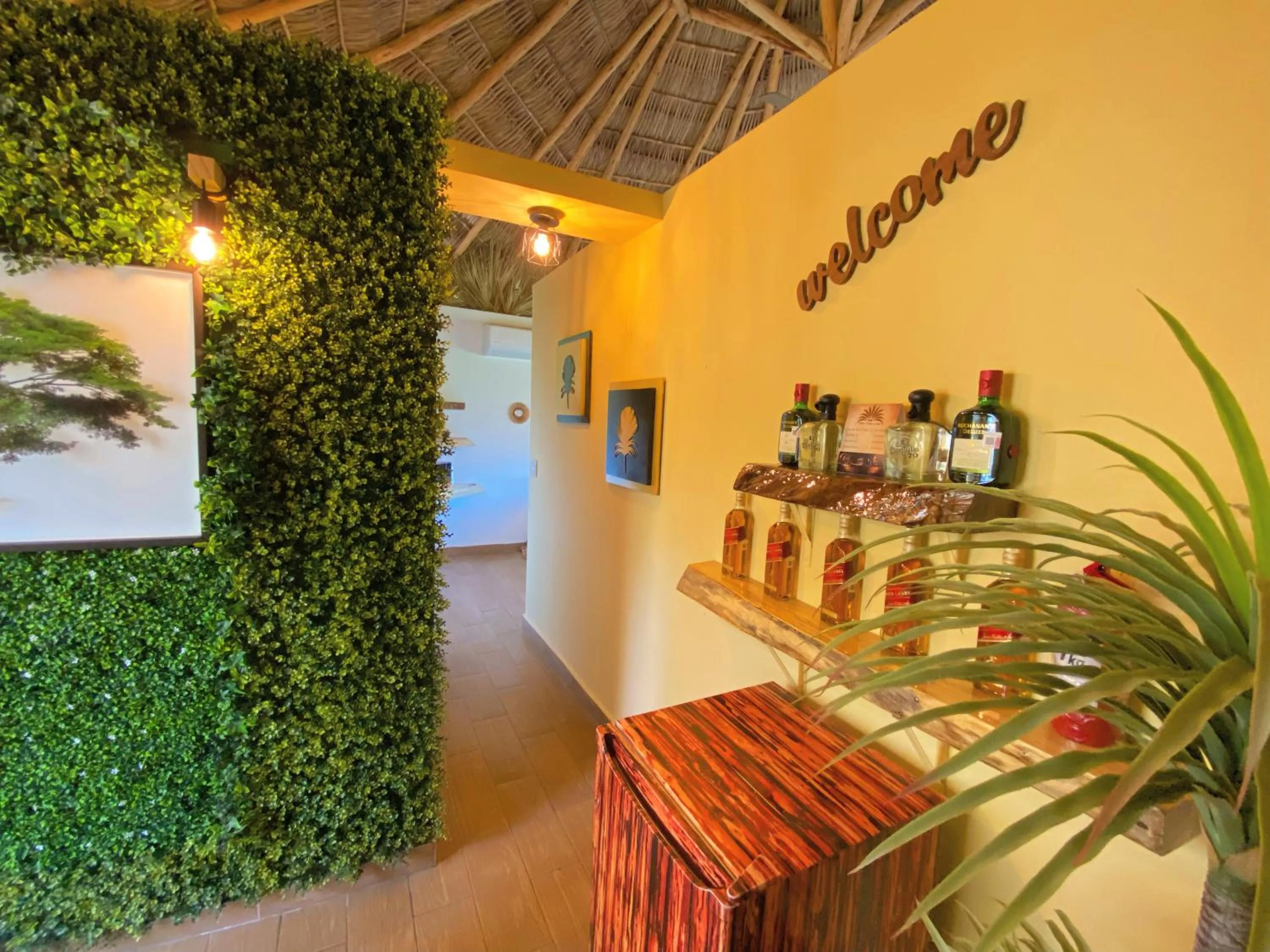 Lounge or bar in Palm Valley Cabins