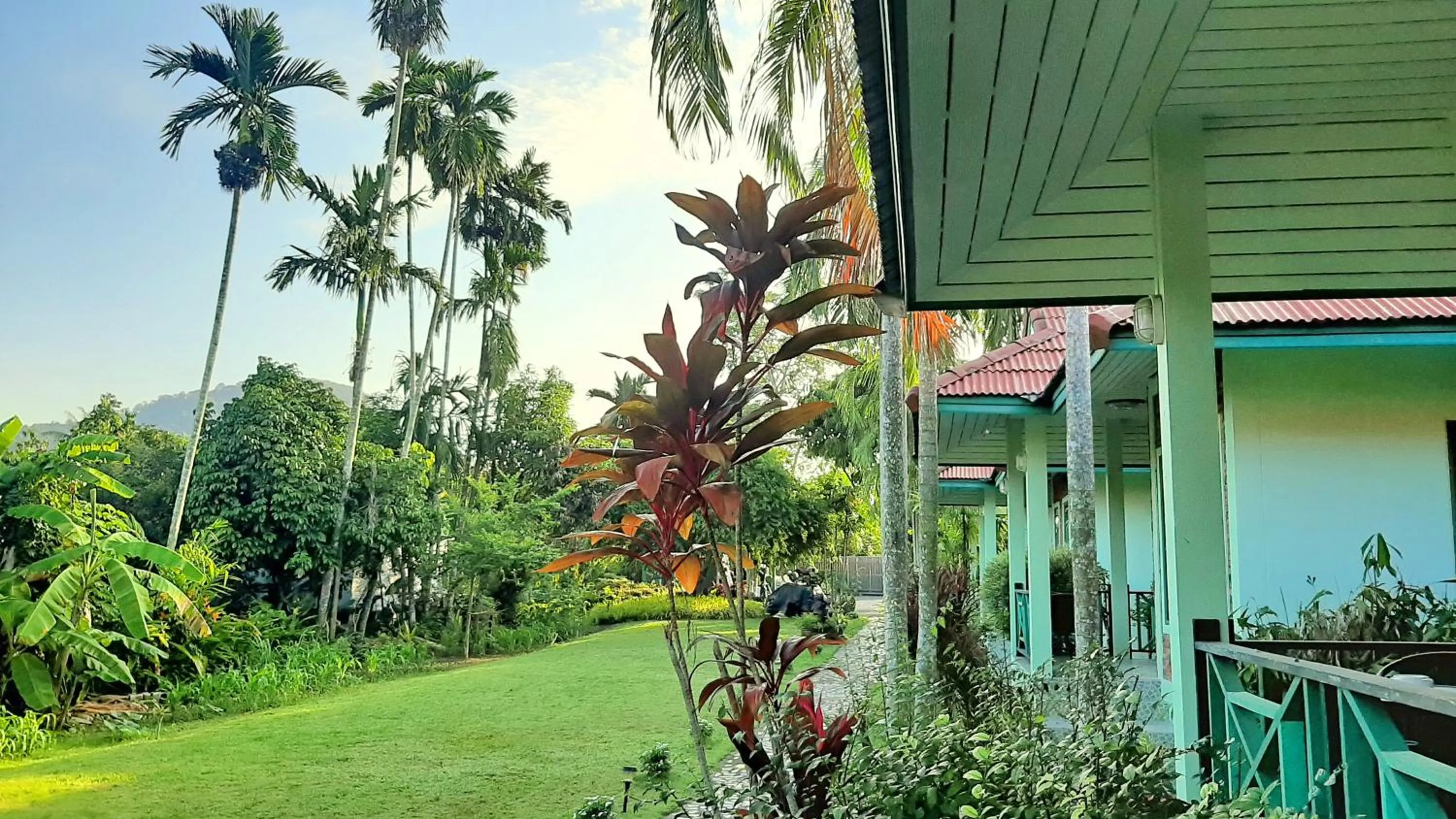 Garden in Swiss Chalet Garden, Pool Resort