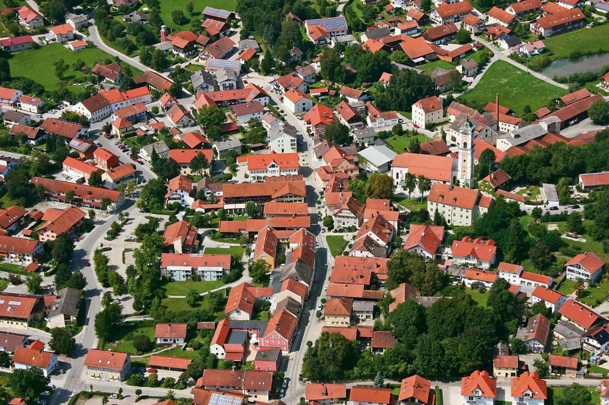 Bird's eye view in Hotel Alter Weißbräu