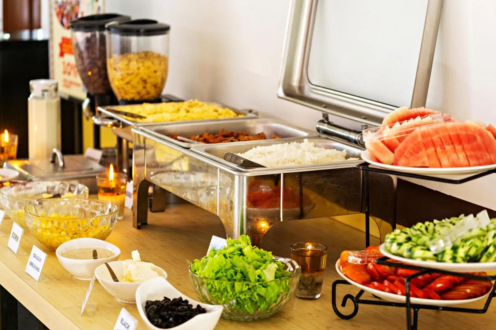 Buffet breakfast in Abraham Bohol