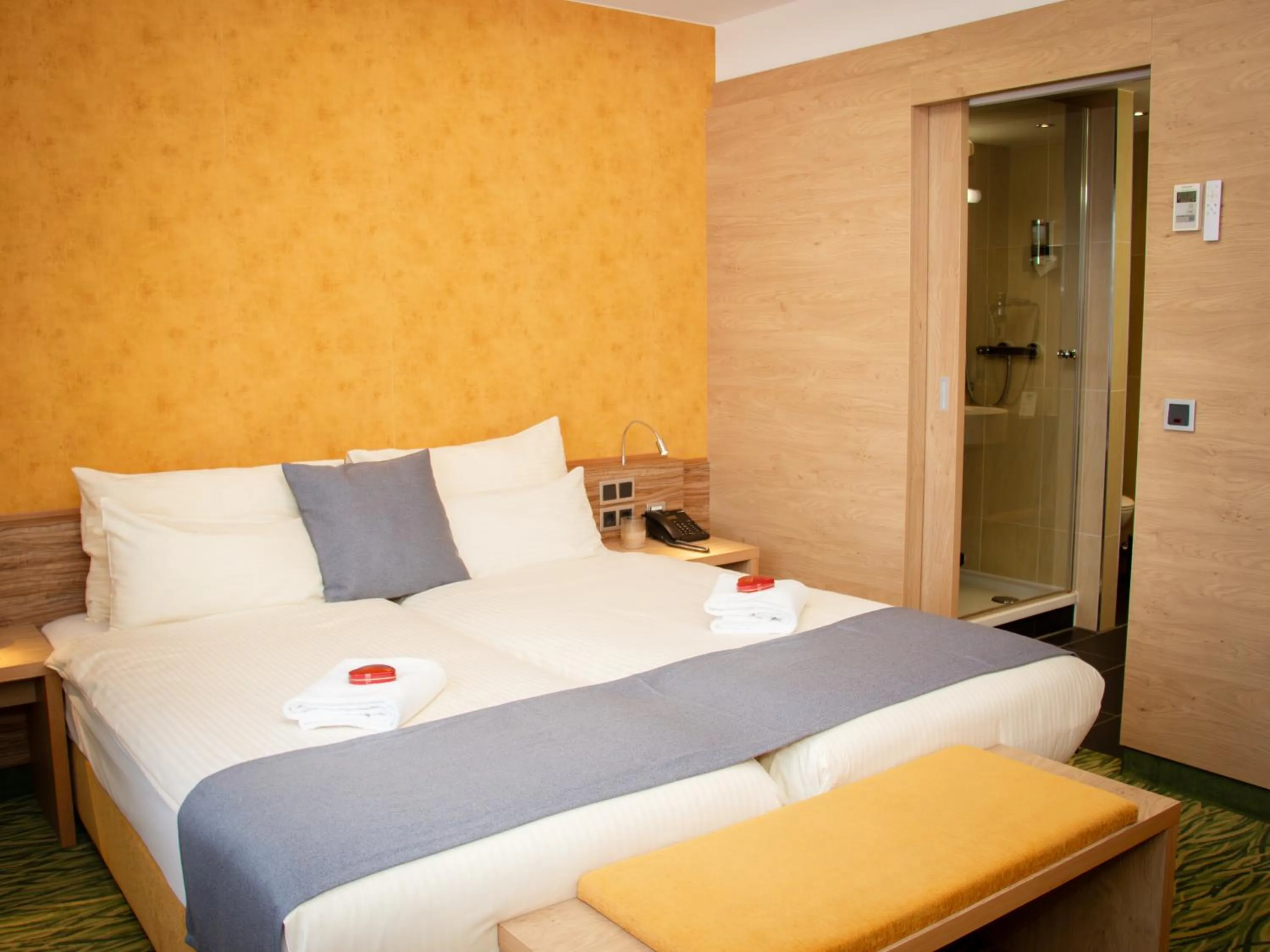 Bed in Hotel Bildungsblick