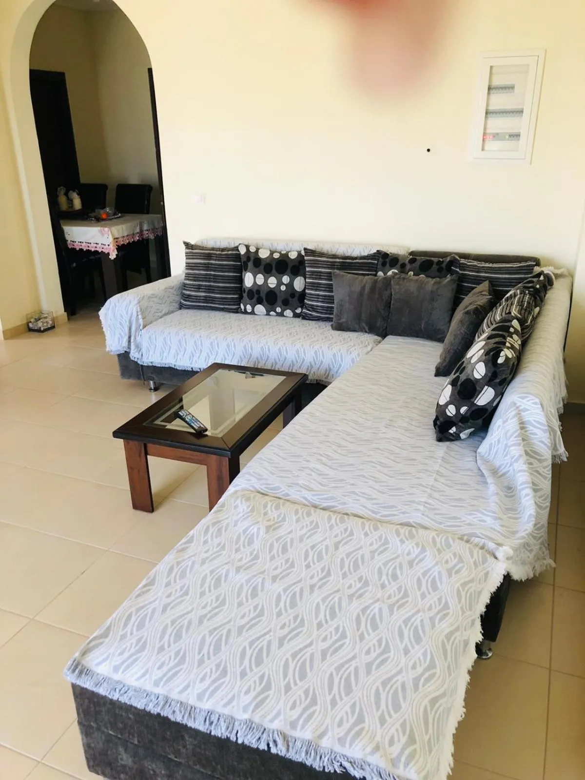 Living room, Bed in Vila Oscar