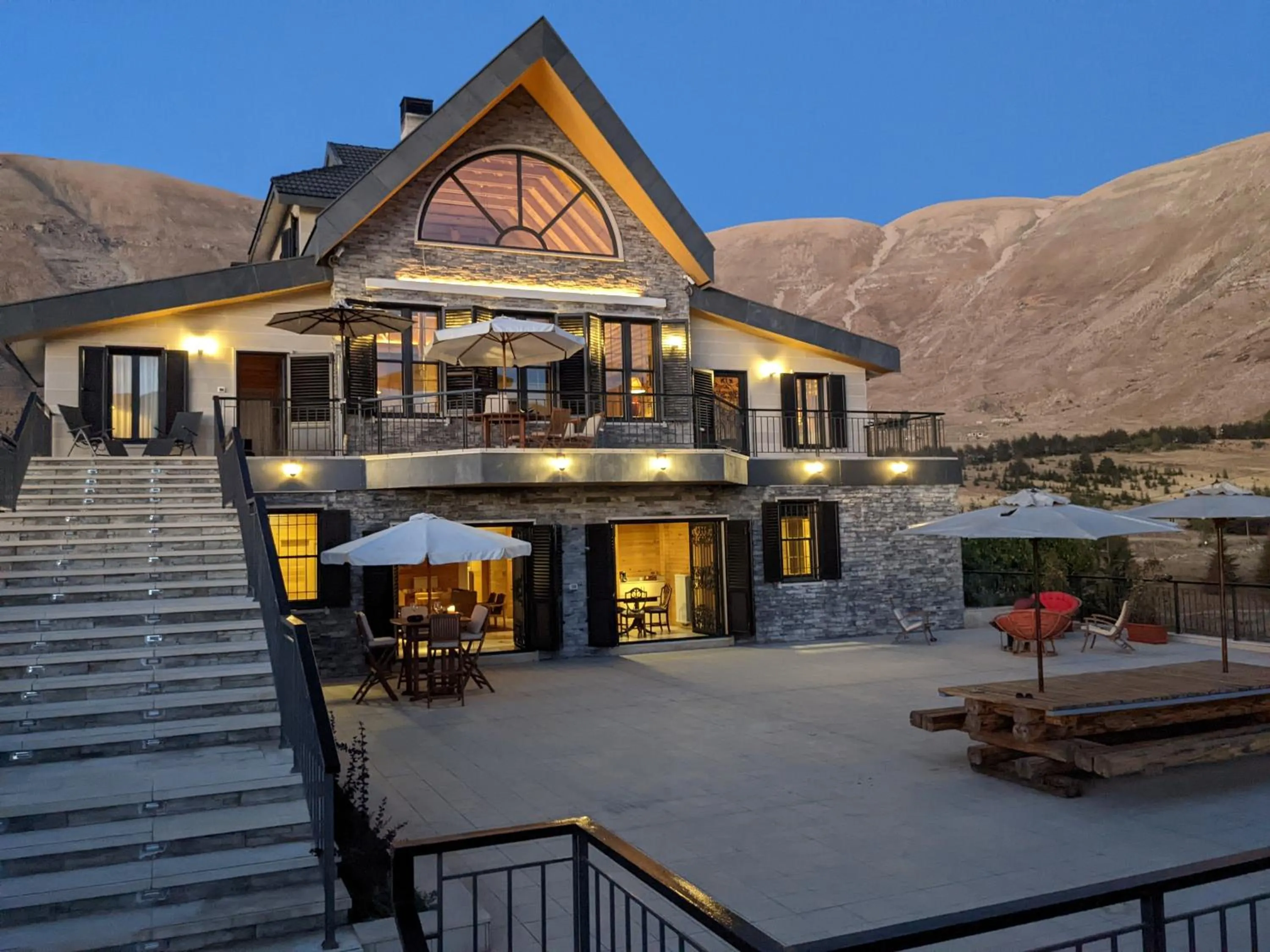 Balcony/Terrace in Chalet de Charme, Cedar, Lebanon, ENTIRE CHALET