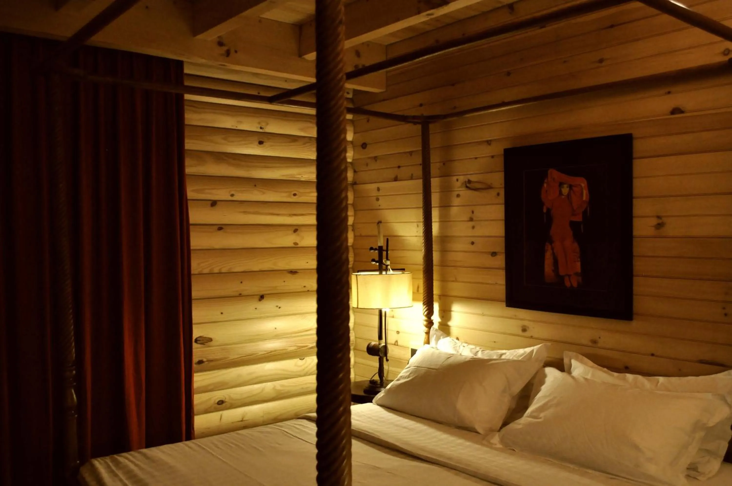 Bedroom, Bed in Chalet de Charme, Cedar, Lebanon, ENTIRE CHALET