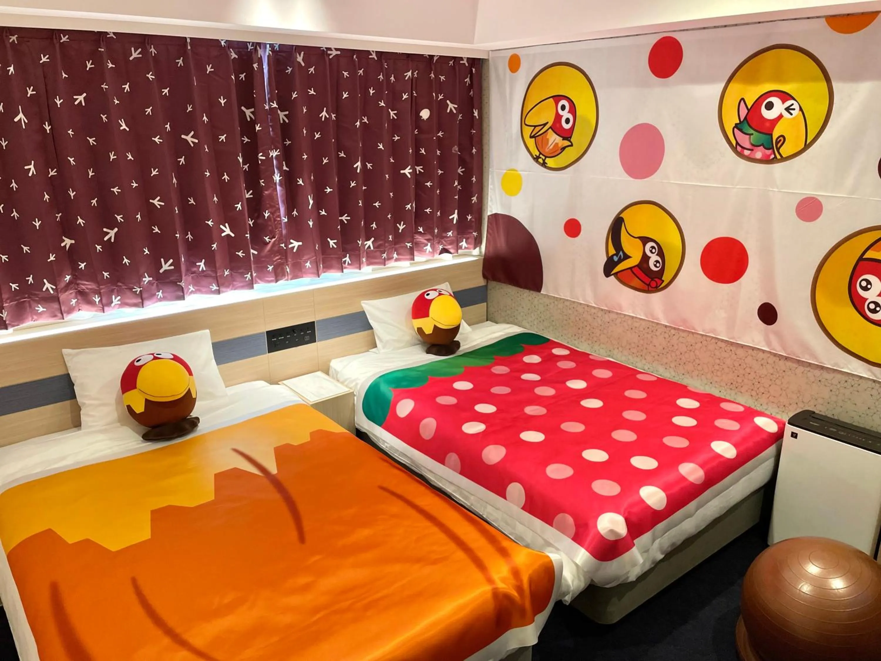 Bed in Henn na Hotel Premier Kagoshima Tenmonkan