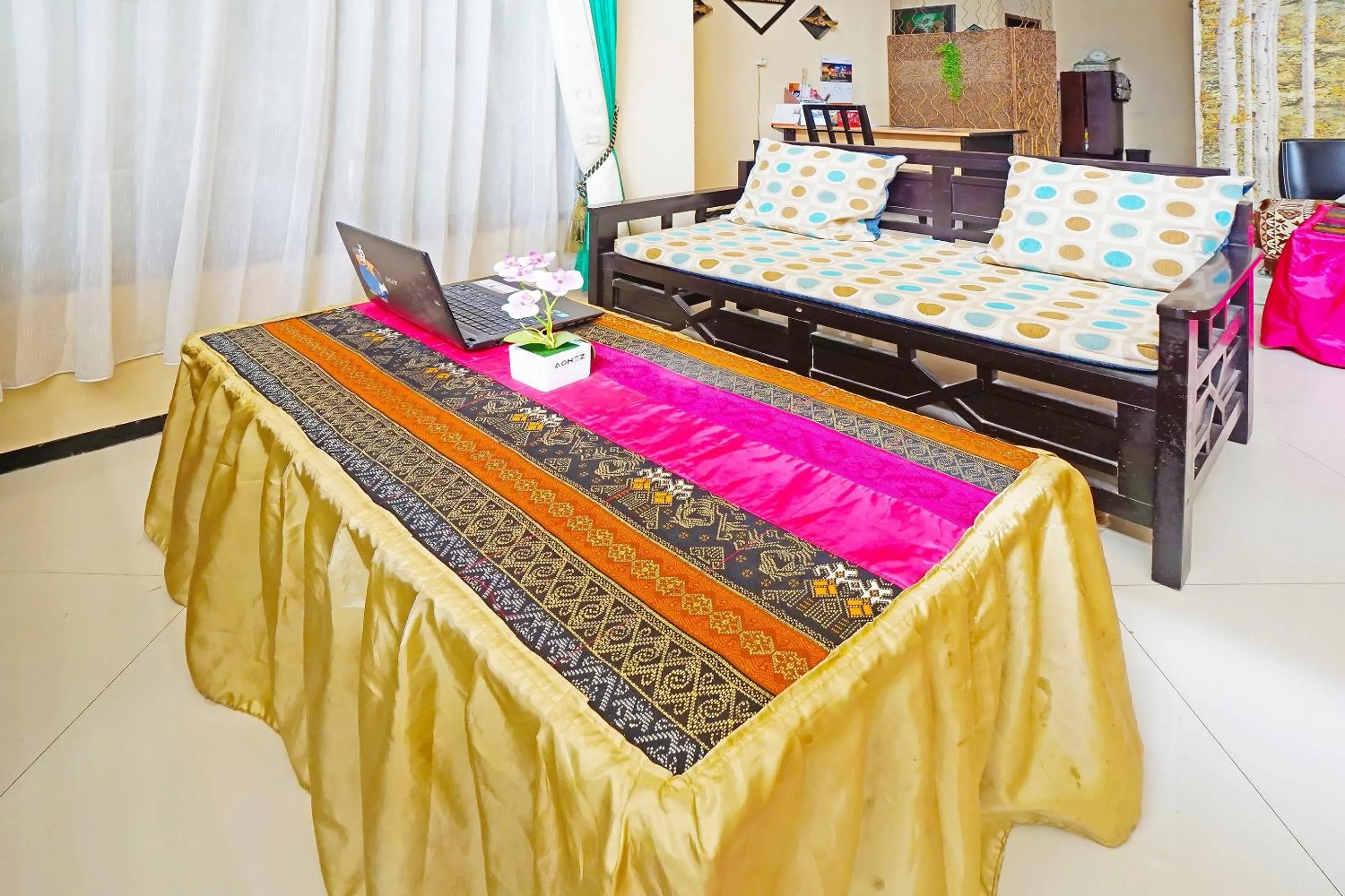 Lobby or reception, Bed in OYO LIFE 91551 Gwen Syariah Homestay