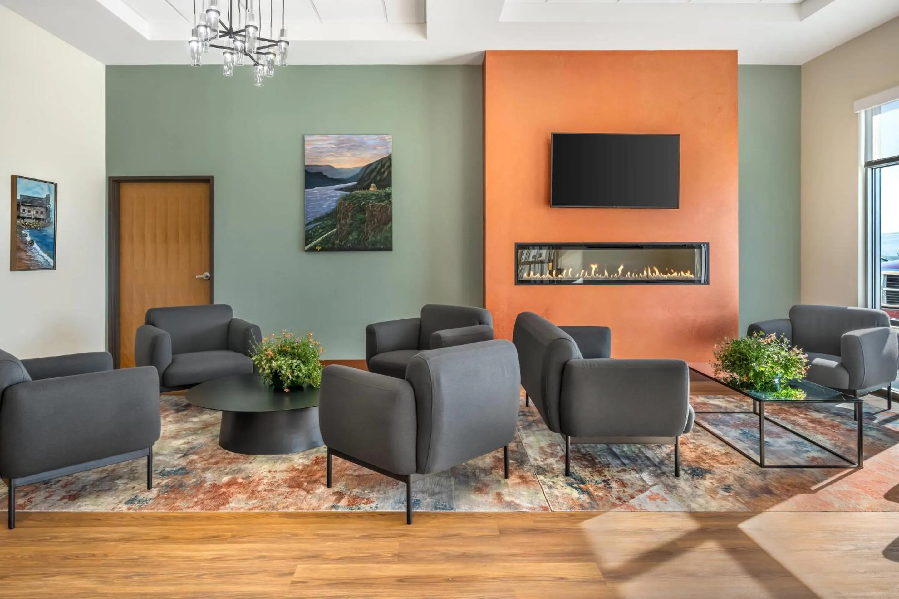 Lobby or reception in Radisson Hotel Pendleton Airport