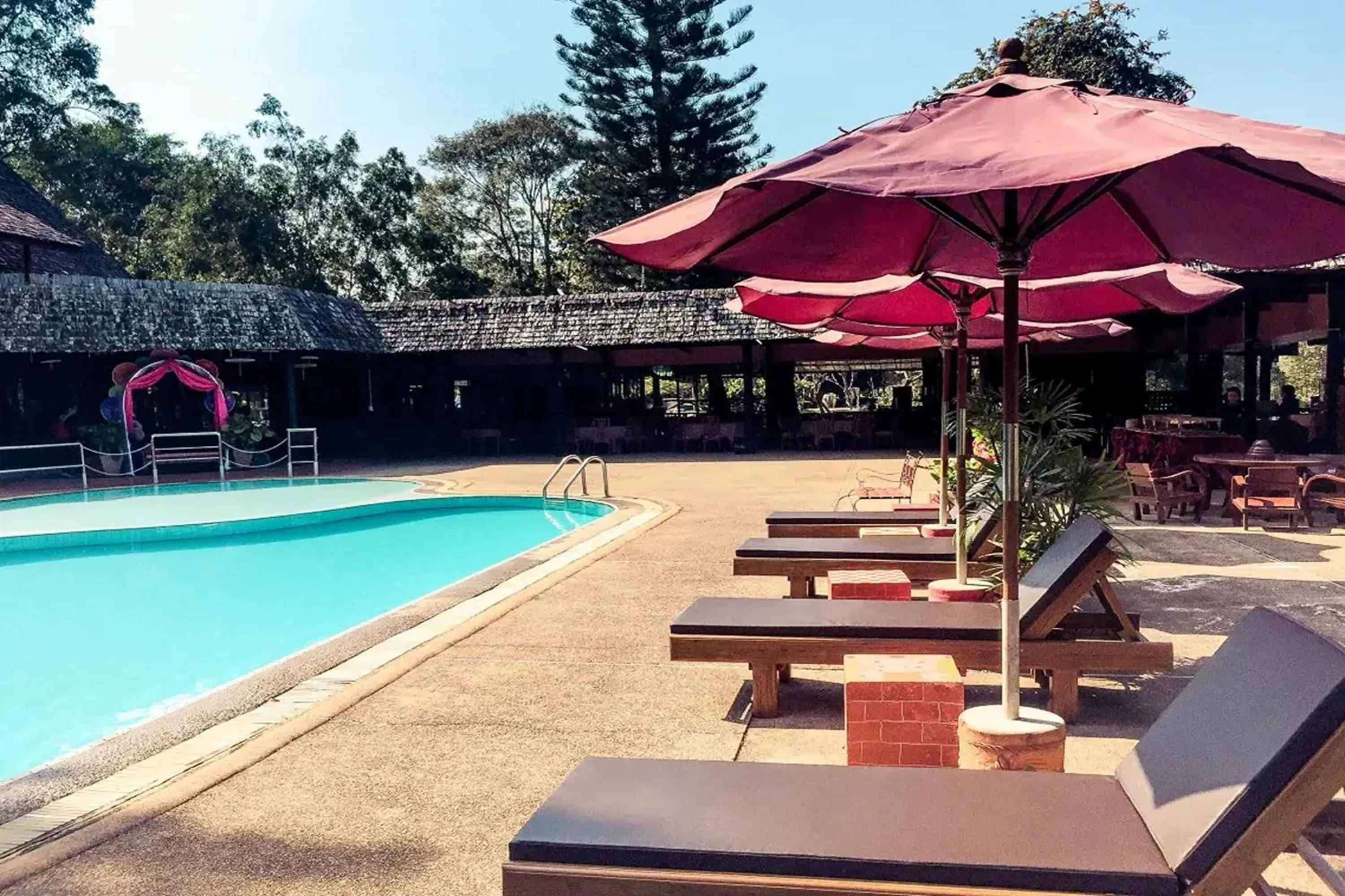 Swimming pool in Royal Ping Garden and Resort