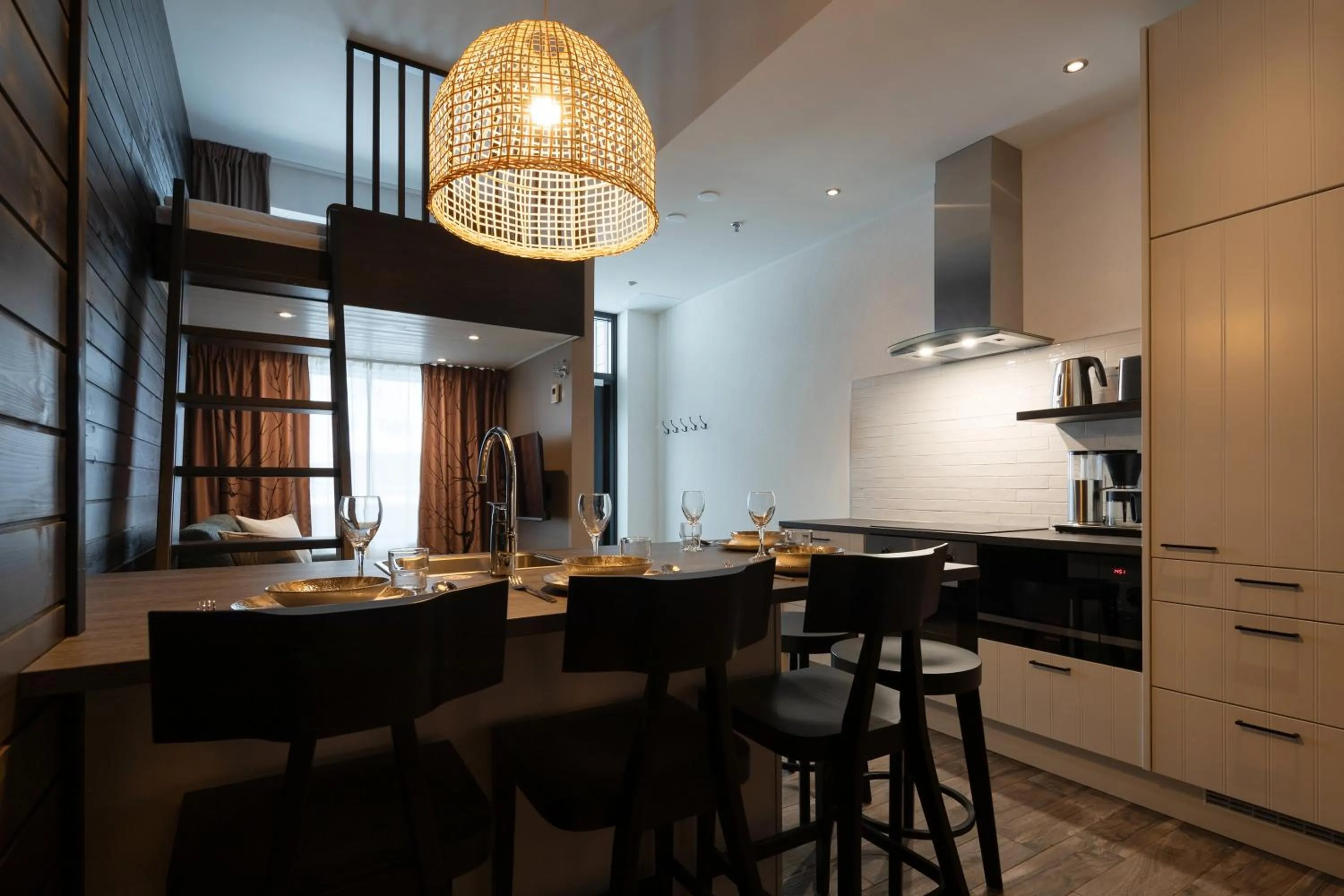 kitchen in Ski-Inn Kultakero