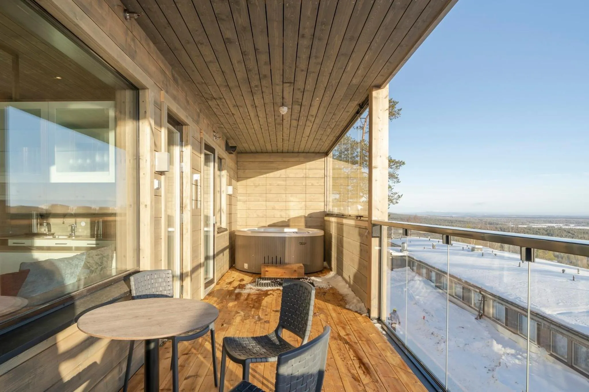 Patio in Ski-Inn Kultakero