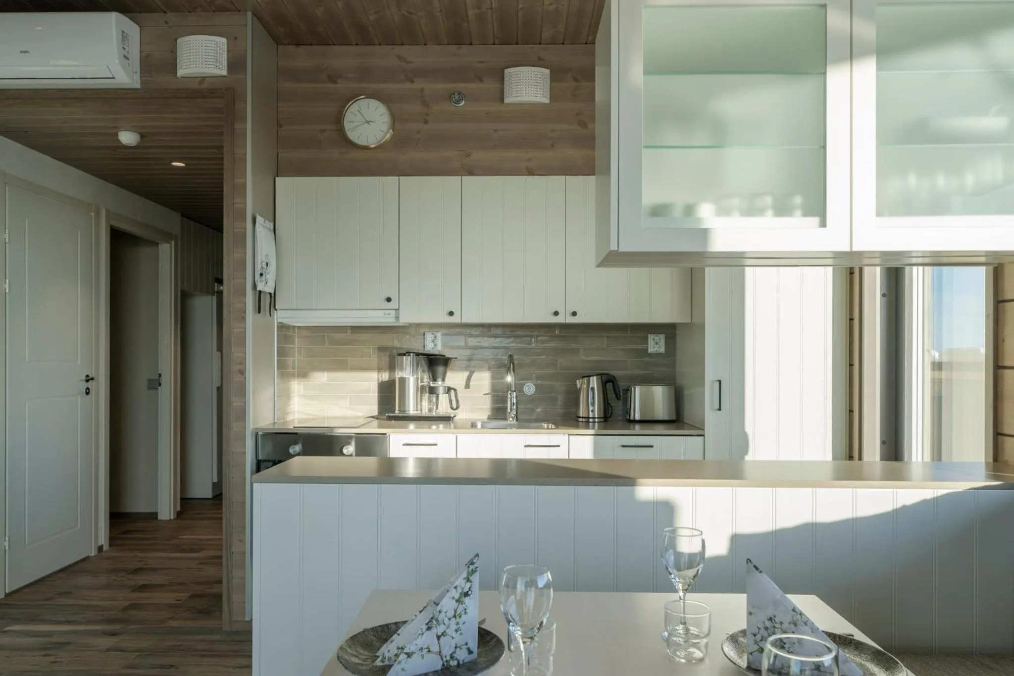 Kitchen or kitchenette in Ski-Inn Kultakero