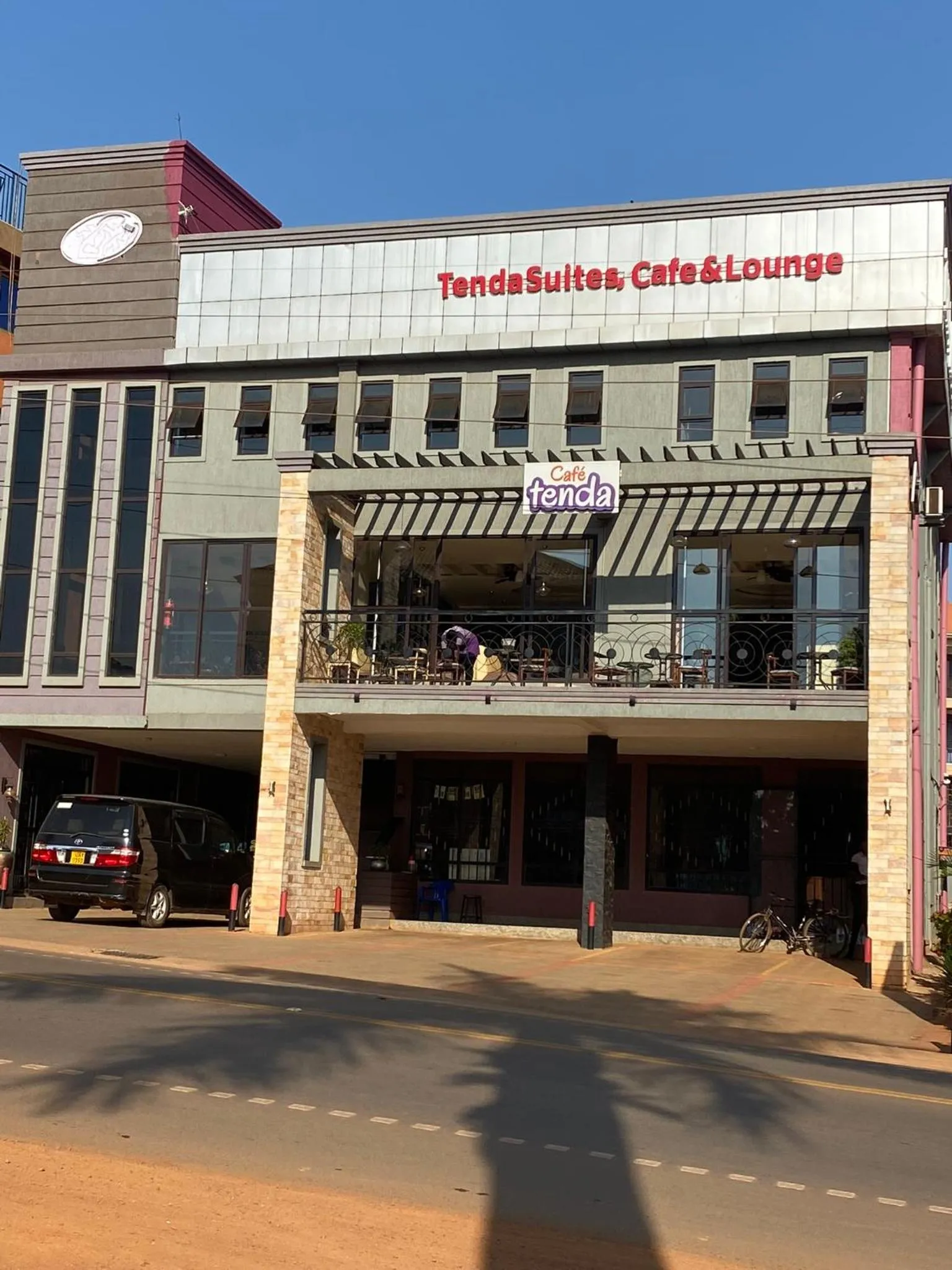 Property building in Tenda Suites and Restaurant
