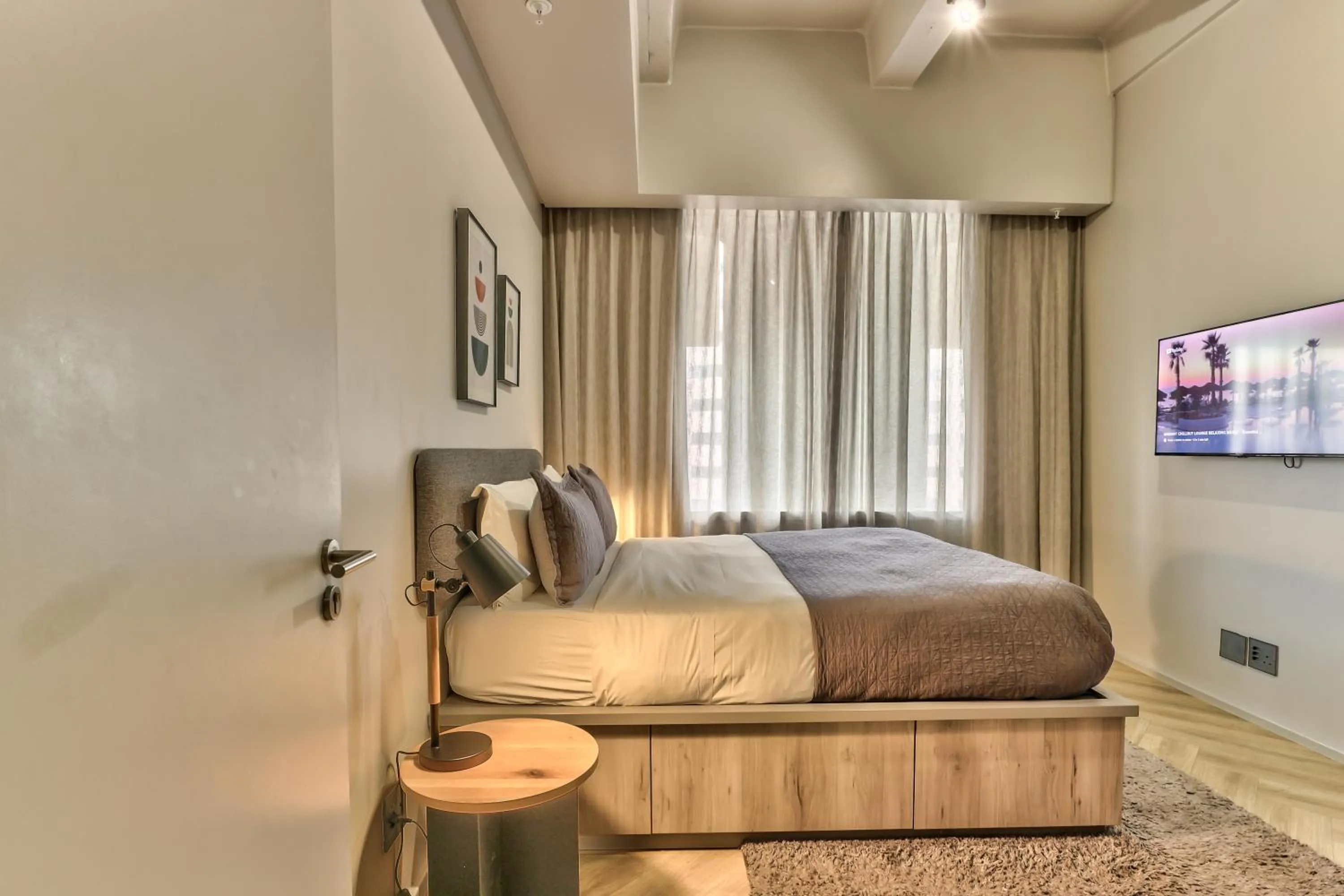 Bed in WINK Aparthotel One Thibault