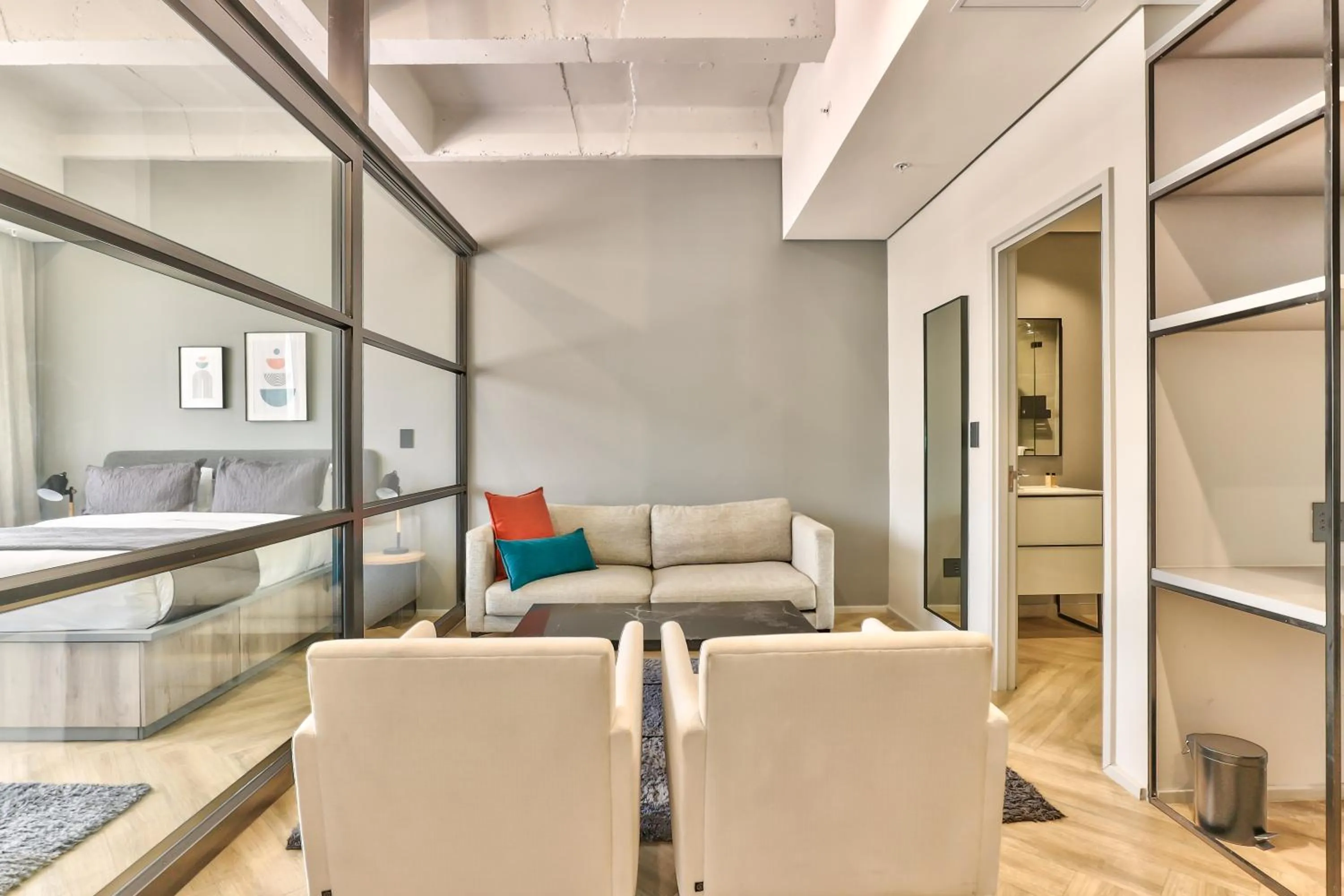 Bed in WINK Aparthotel One Thibault