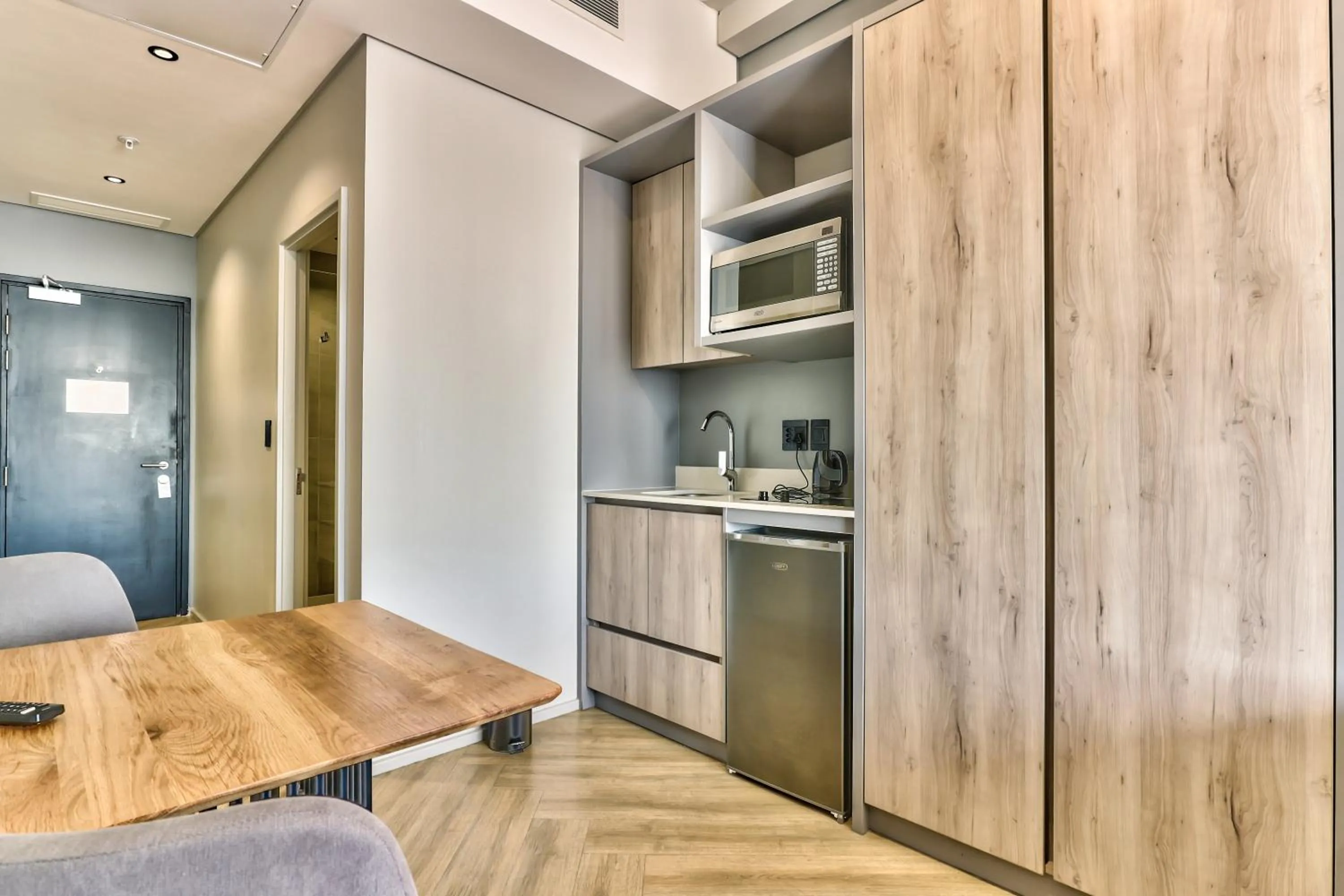 Kitchen or kitchenette in WINK Aparthotel One Thibault