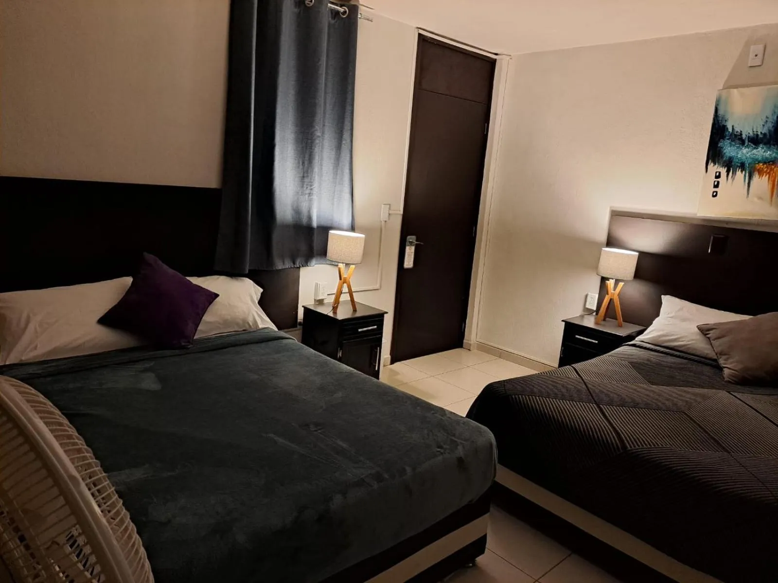 Living room, Bed in Hotel Tao